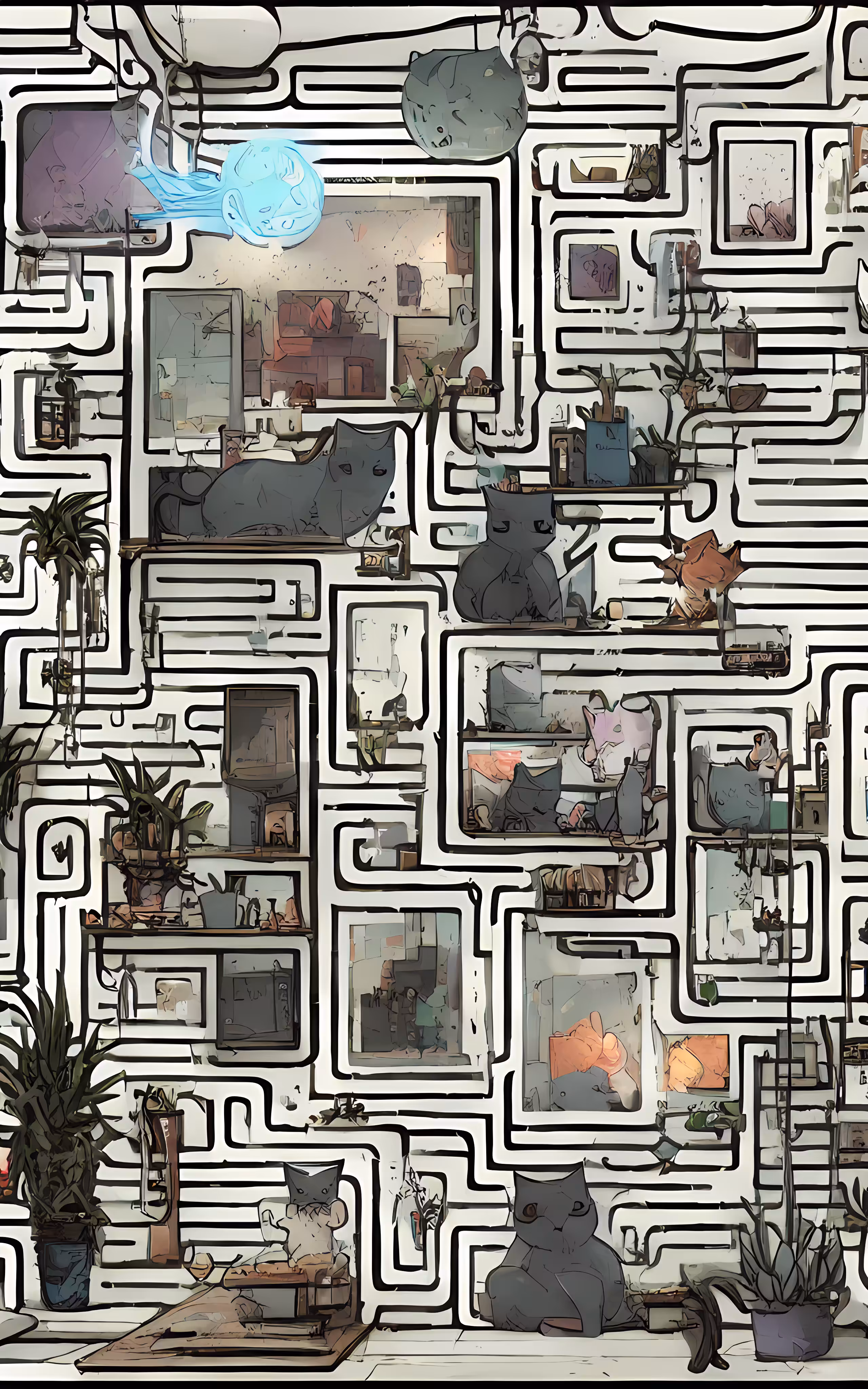 Cat Maze #3017
