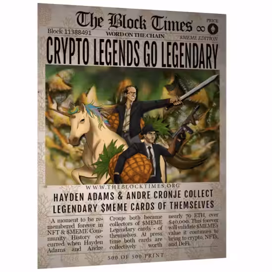 Crypto Legends Go Legendary