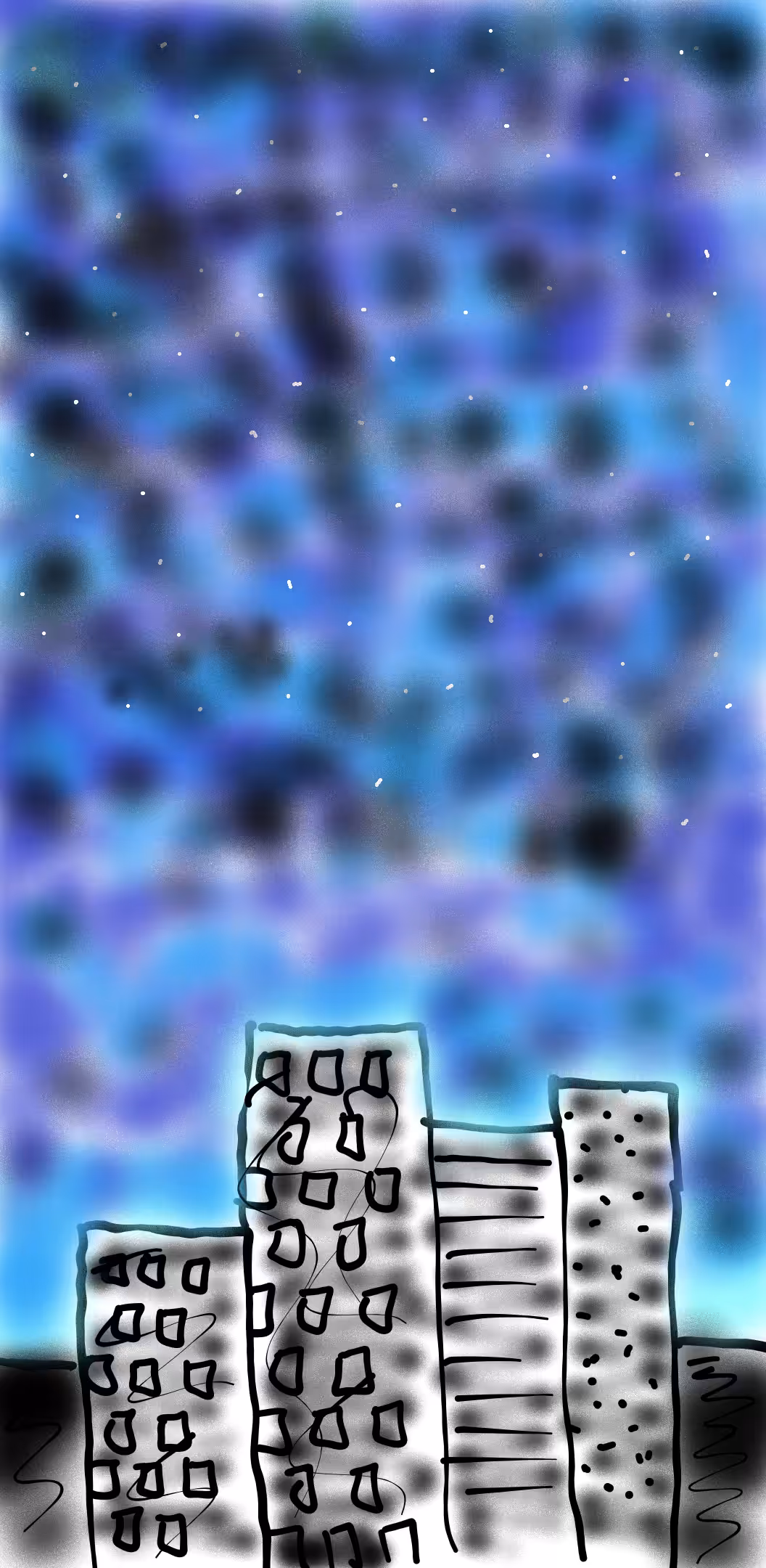 Dusky Night Abstraca