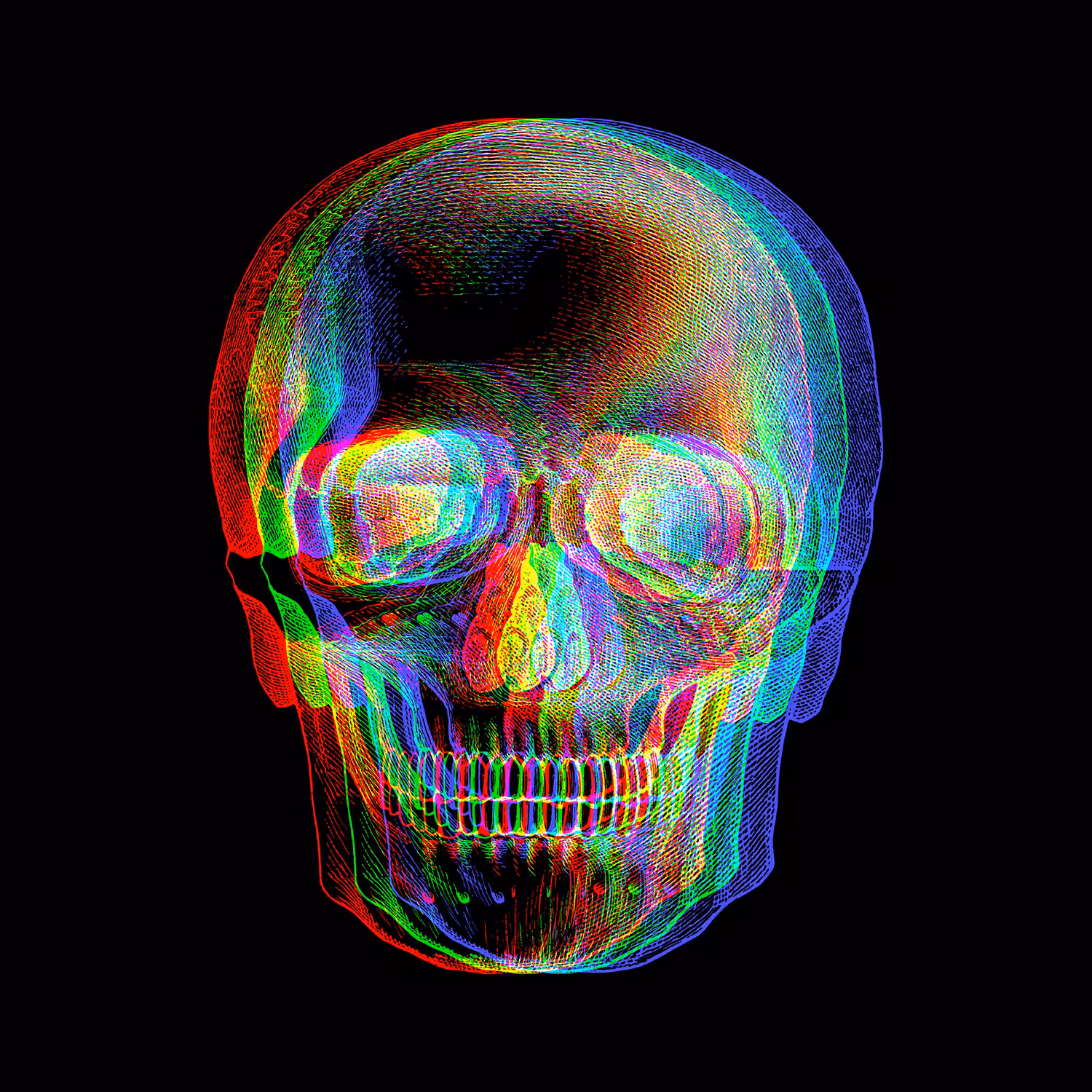 Pop Skullture 001: RGB [NFT Edition]
