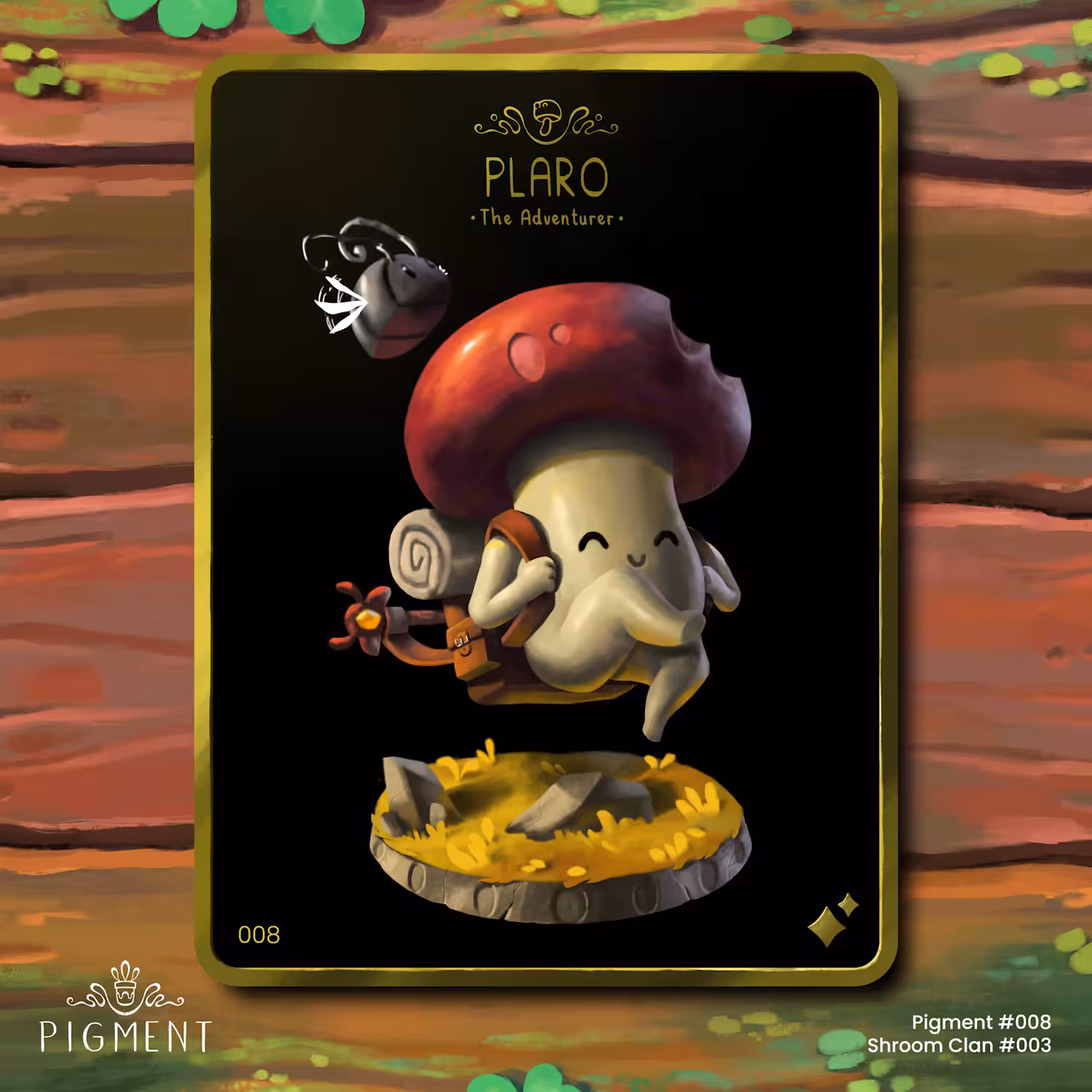 Pigment 008 Superrare, Plaro the Adventurer