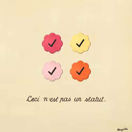 Magritte Checks #4999
