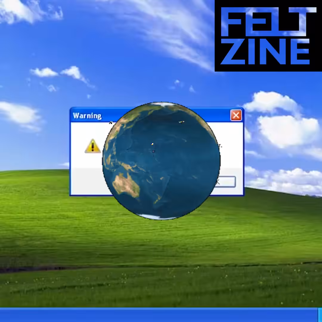 Canvas #414: desktop error. — error. — global lockdown. — black box logo. — dreamscape
