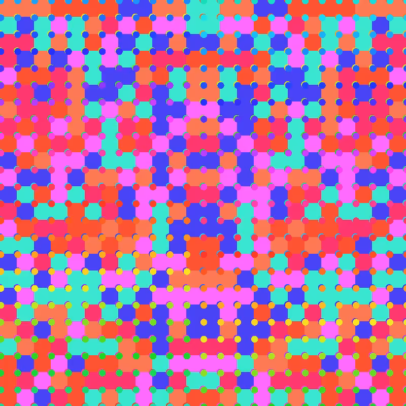 Squares and dots #7