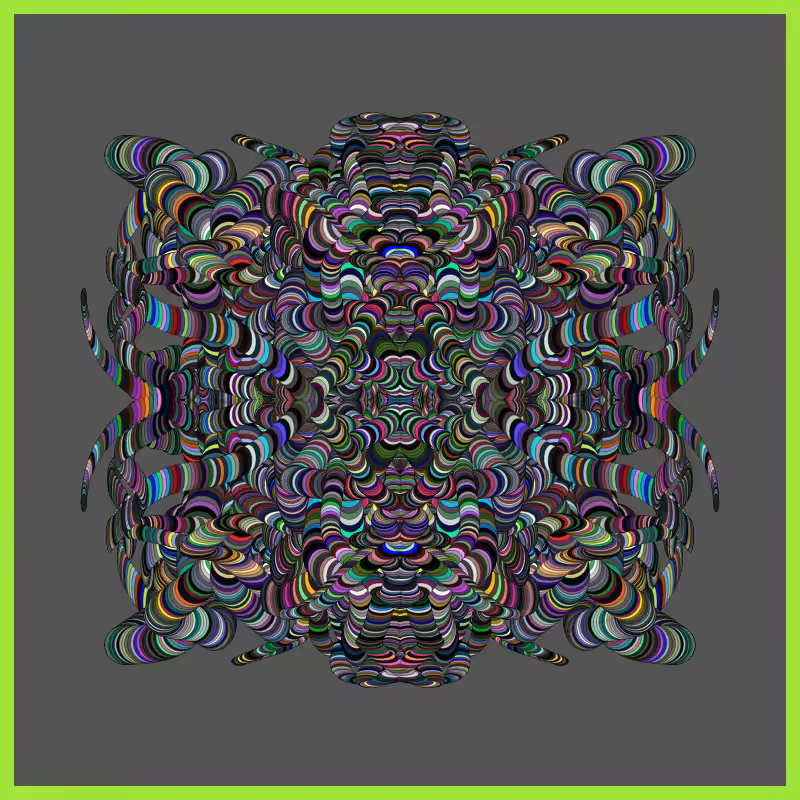Symmetric Perlinized Ellipse #1