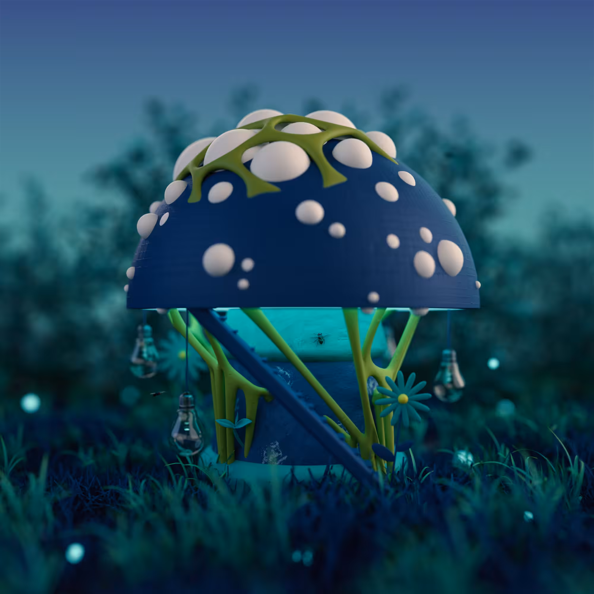 Fairy mushroom - Sunrise
