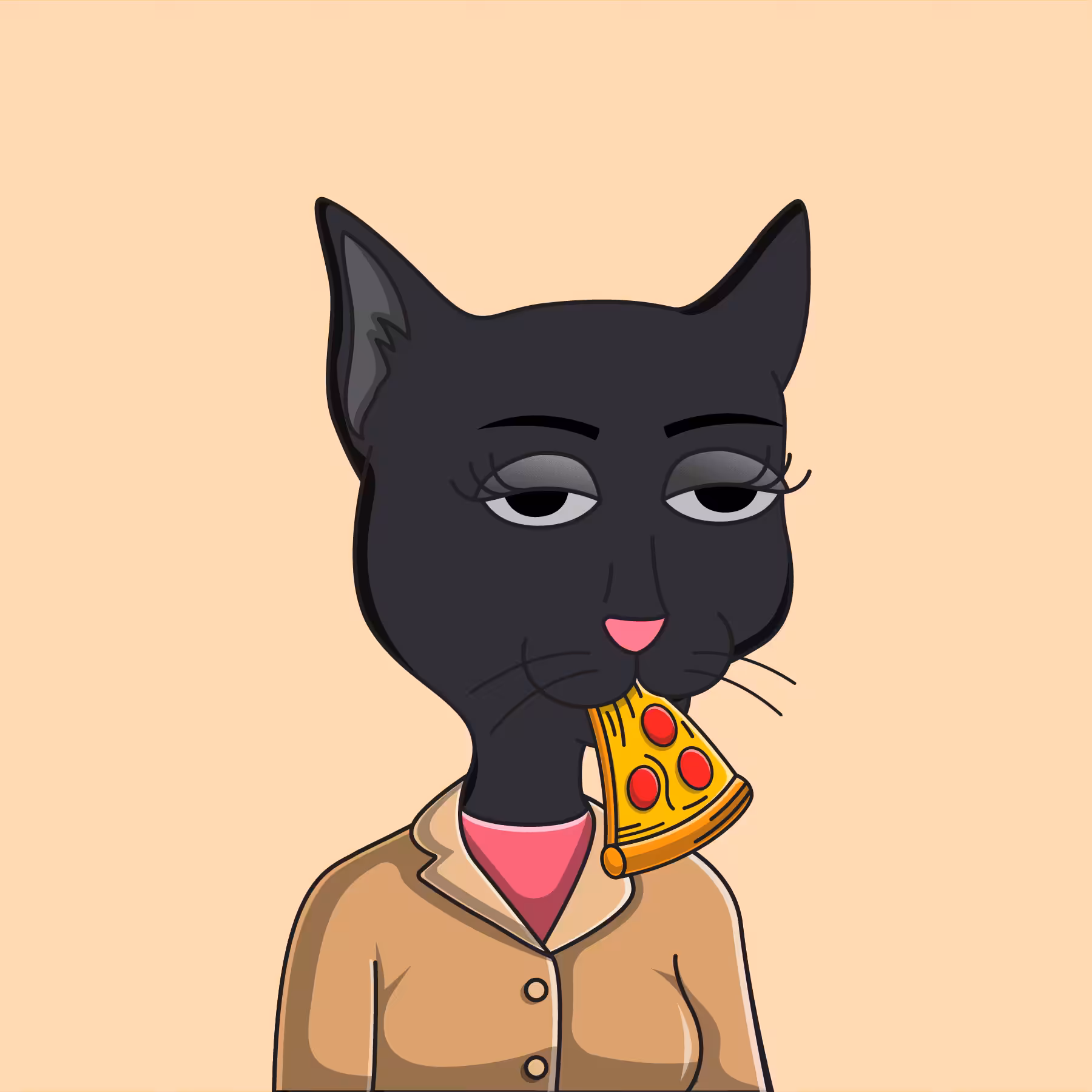 Girl Cat #569