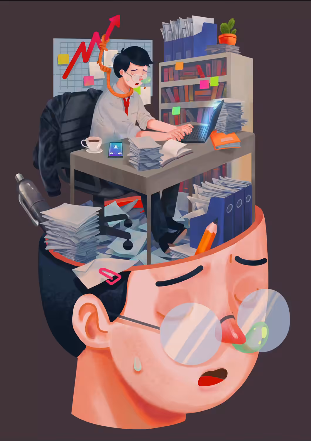 Overworked
