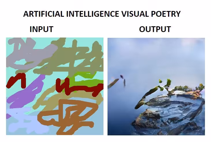 Artificial Intelligence Visual Poetry
