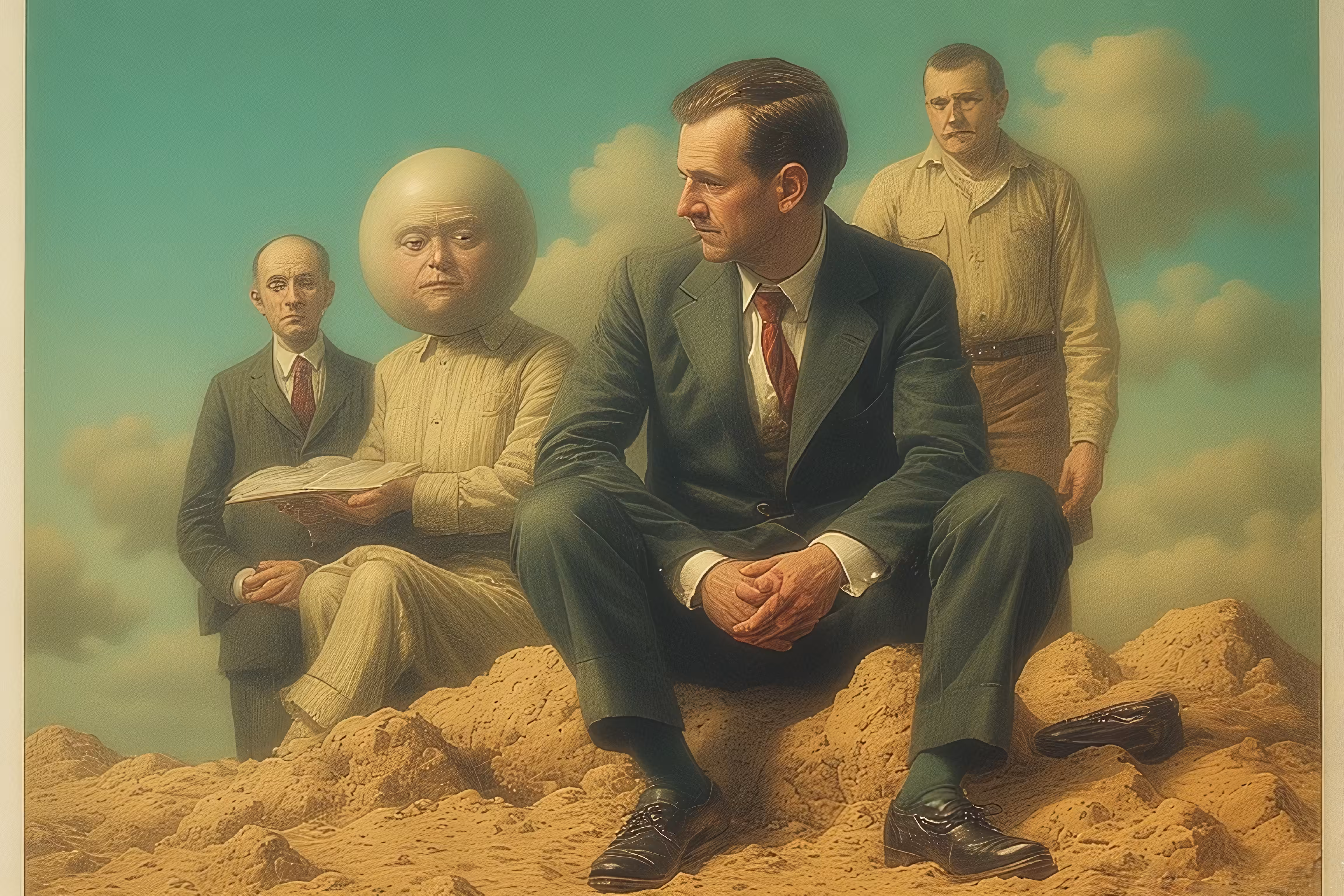 365 Brushstrokes of the Future: The Absurd Meeting