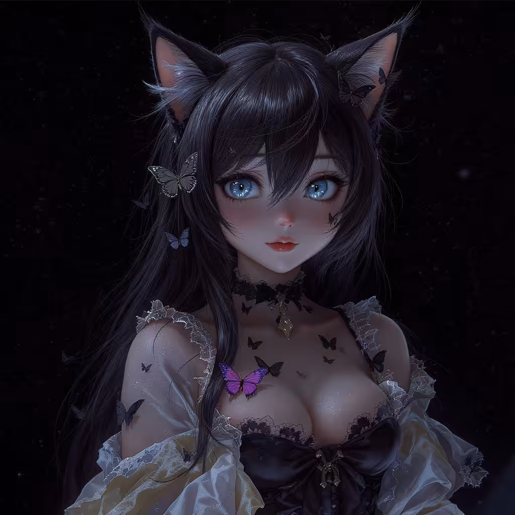 Moonlit Cat Spirits