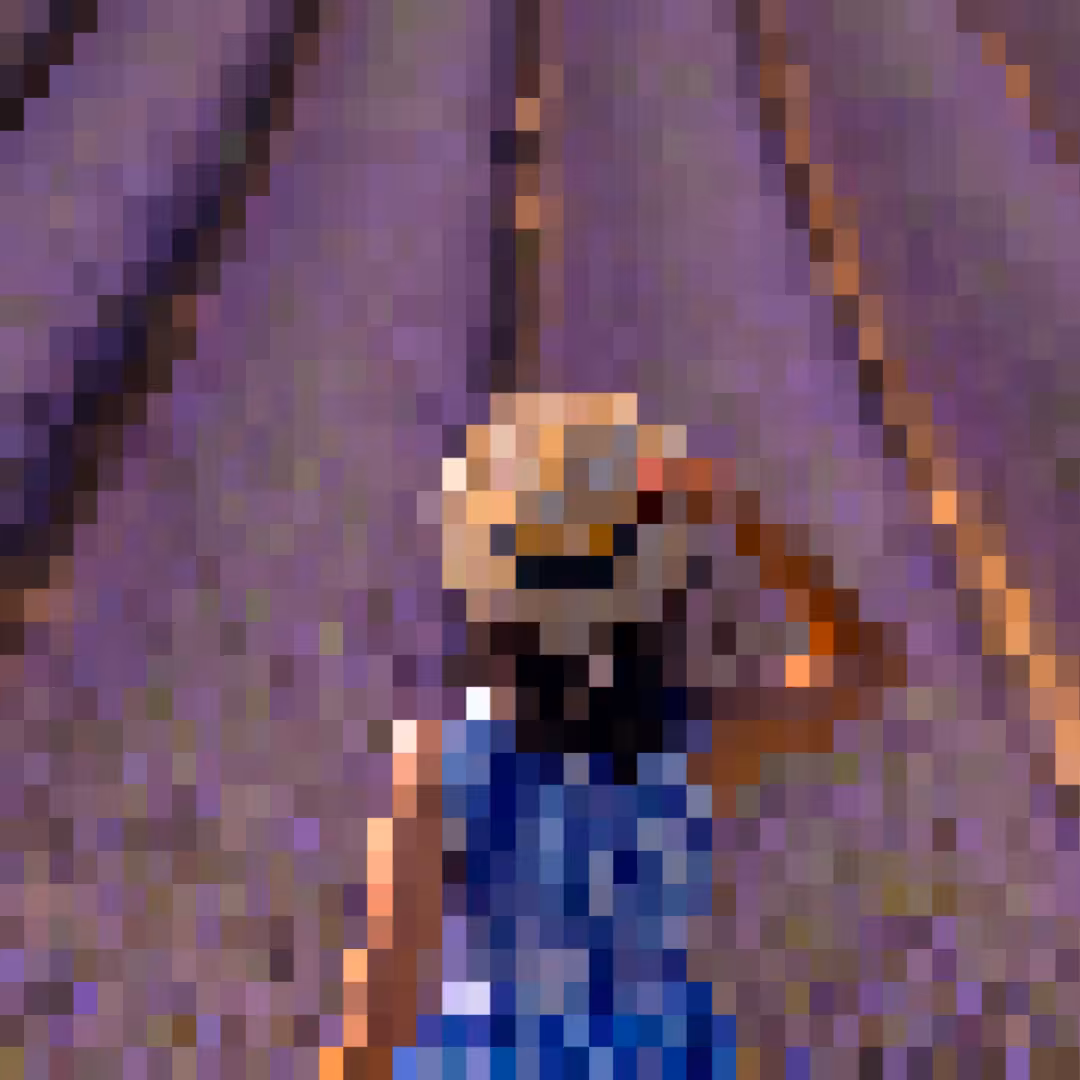 Girl in purple