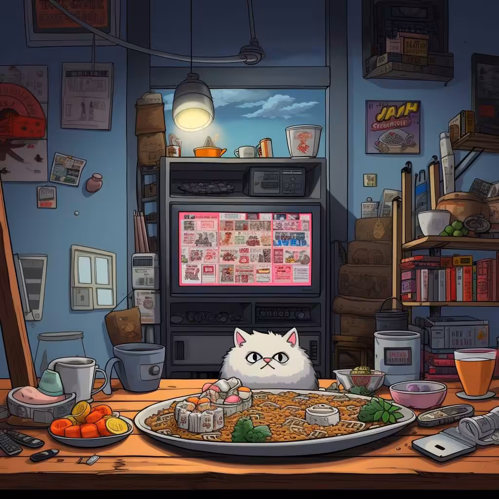 Cat home alone