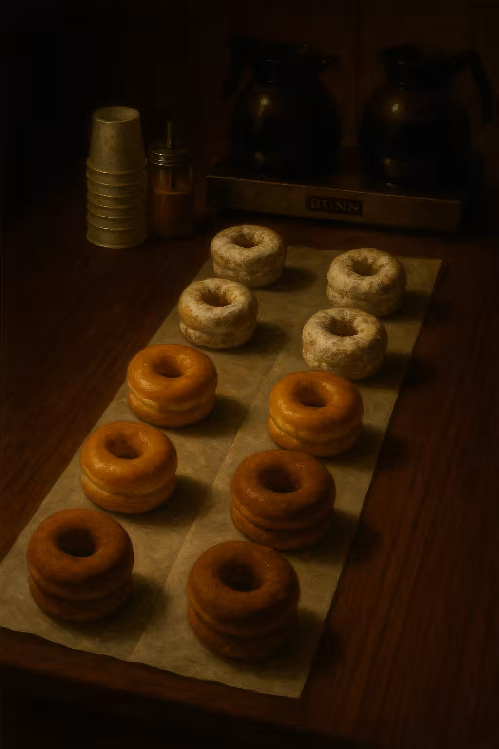 Still Life in Coffee Light III – Dozen Before Dawn