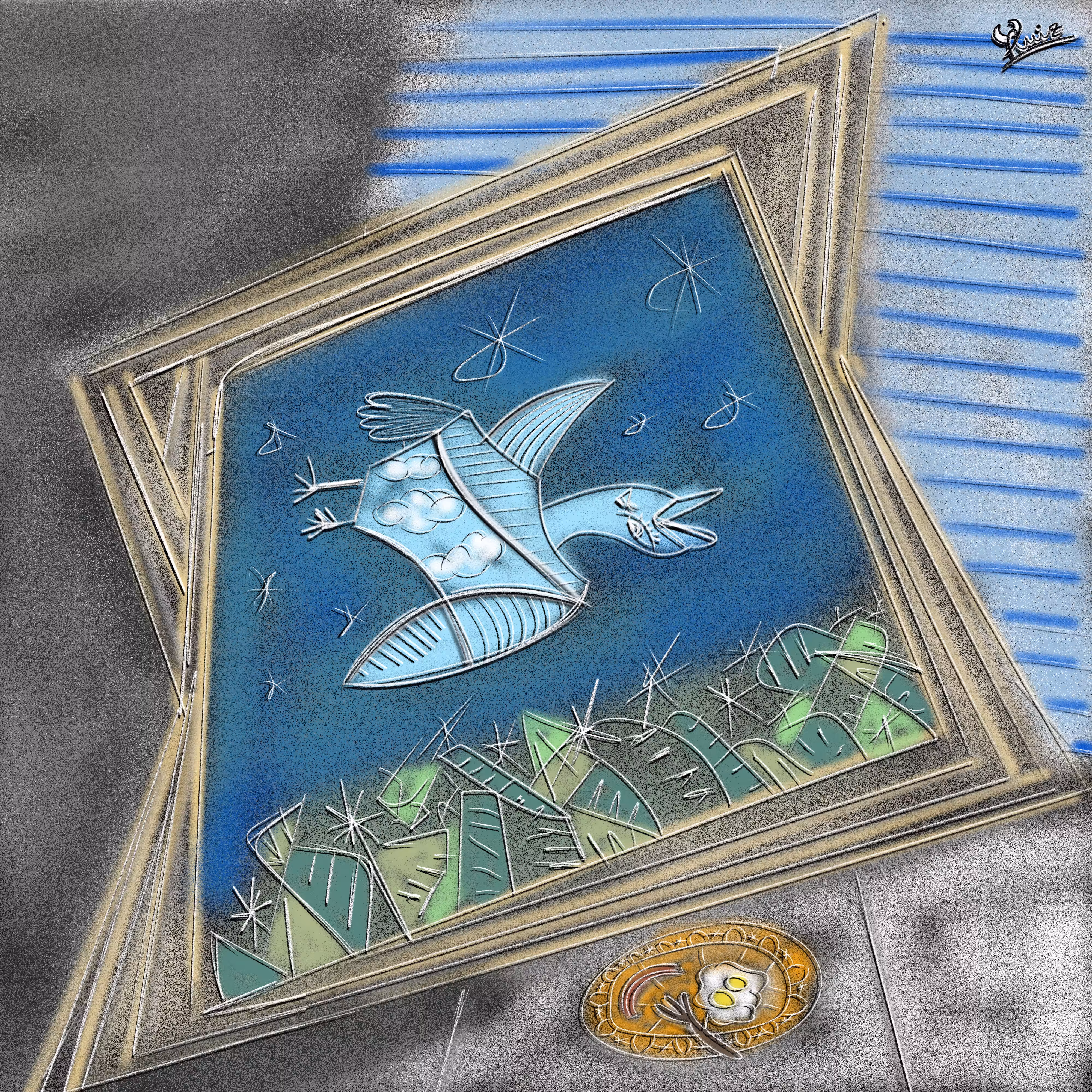 El regreso. Boceto II.