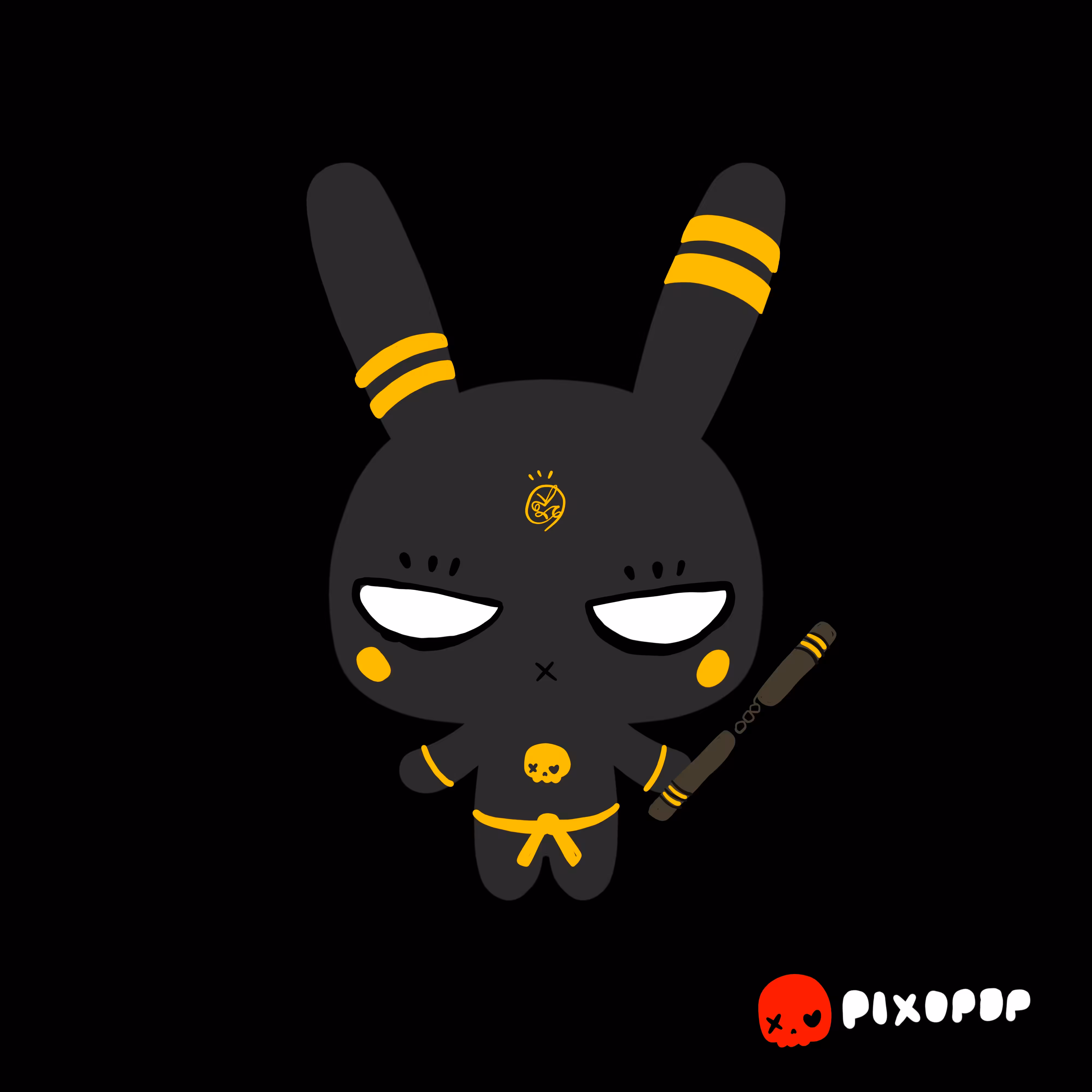 PIXOPOP CUTIES: Ninja Bunny #1 (LEGENDARY)