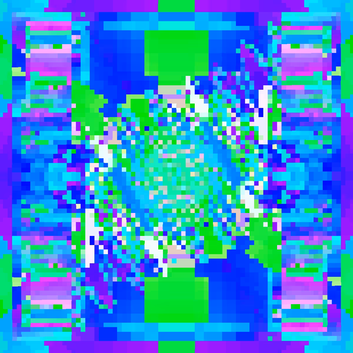 Psychedelic Dance of Pixels #15