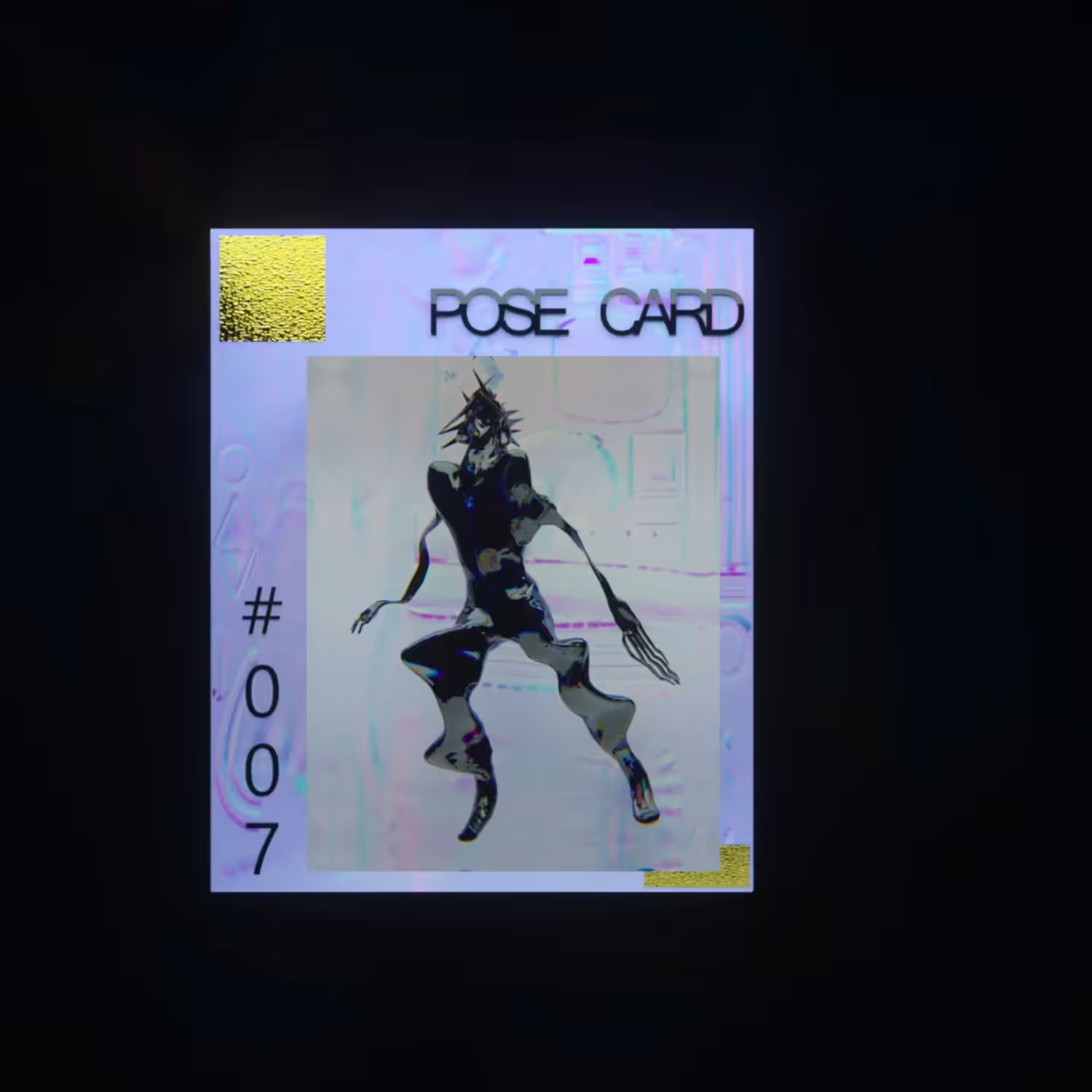 POSE CARD #0007