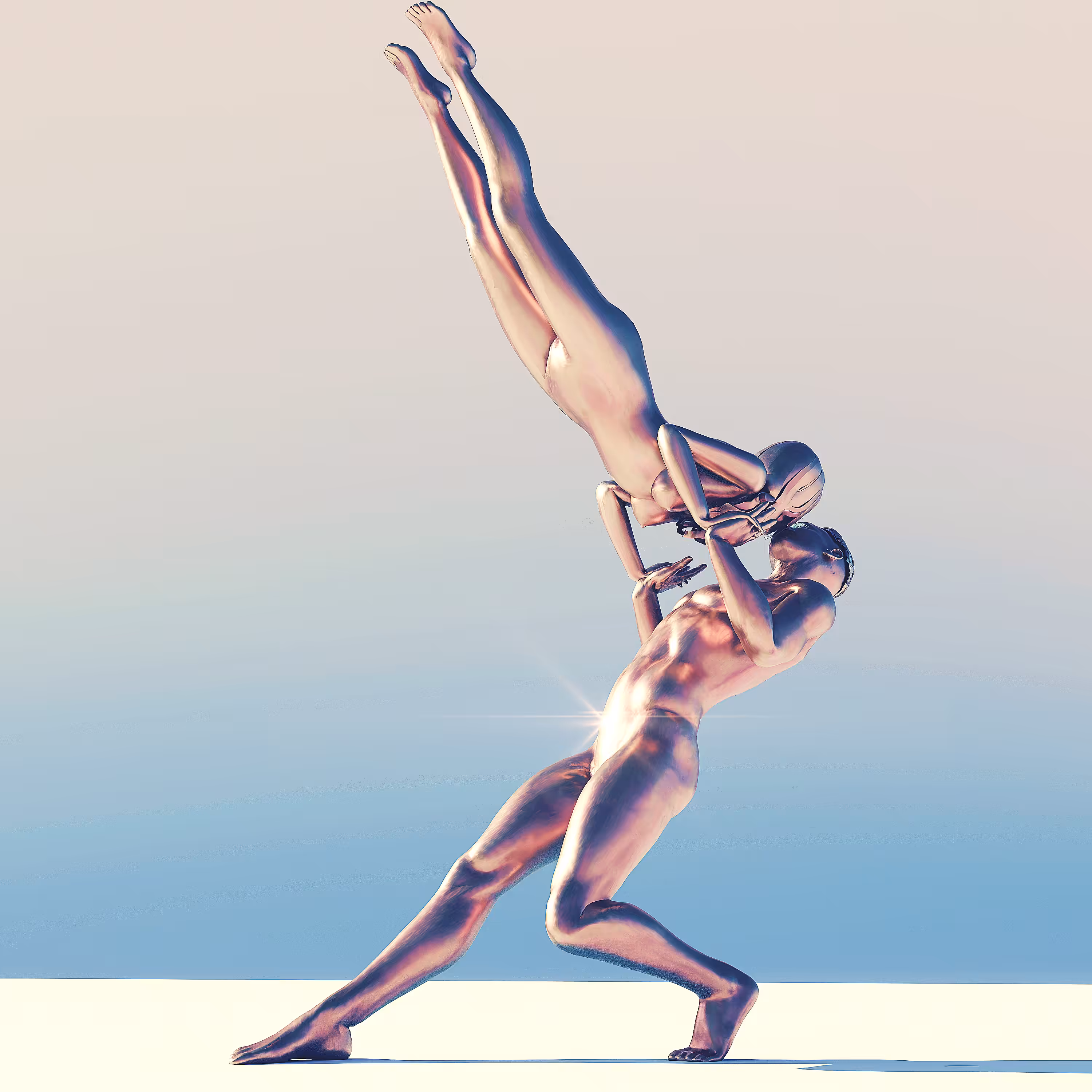 Acrobats Kiss