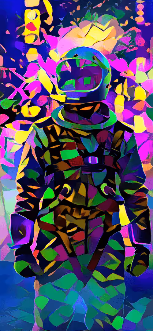 Perfect Abstract Art Polygon: Wagmi 
