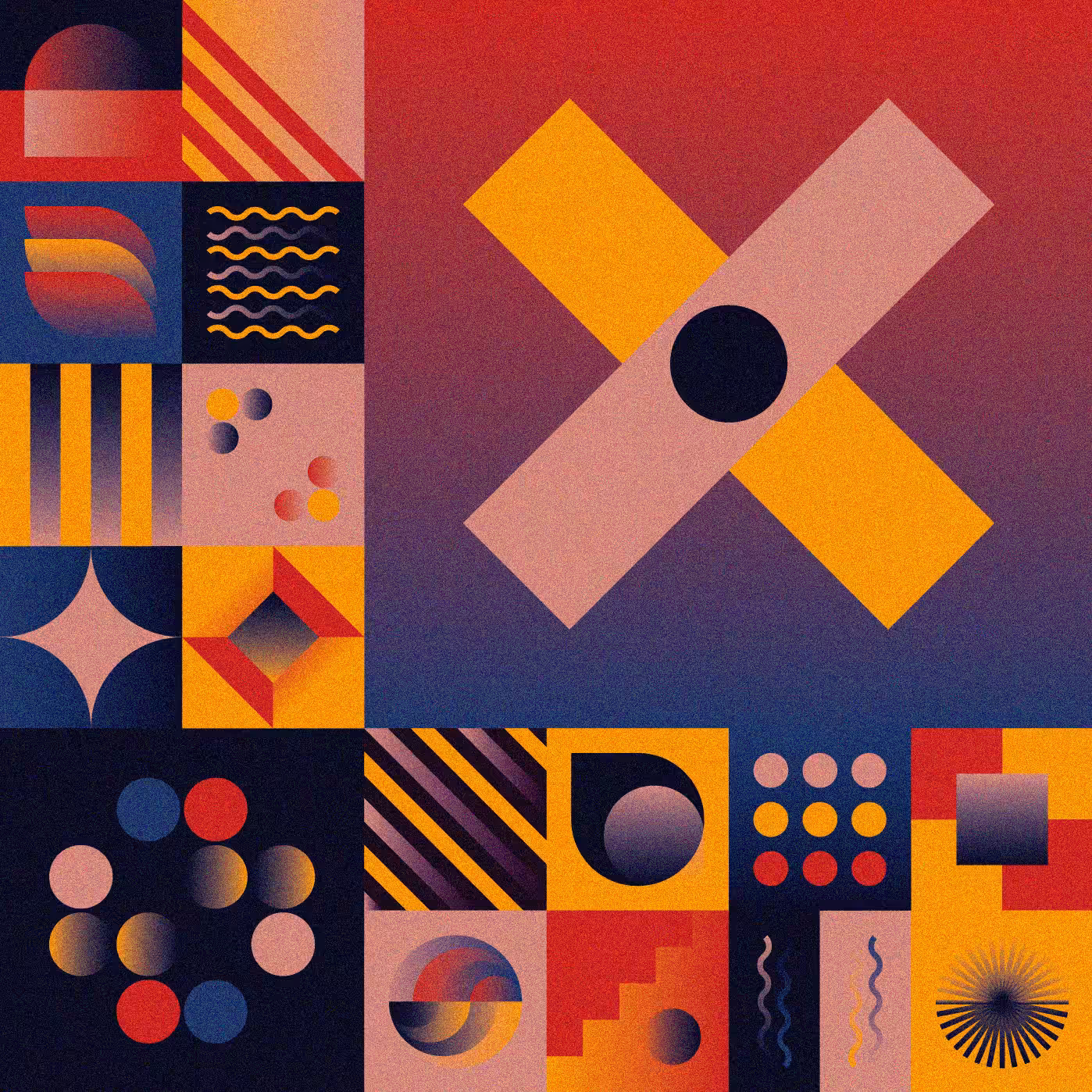 Shadient Grids #48