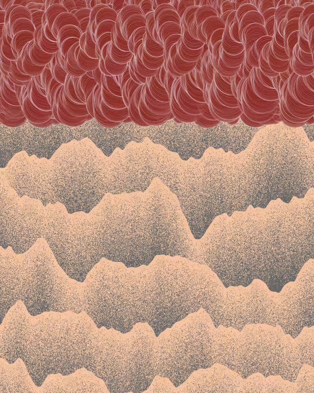 Clouds over the Mountains #22