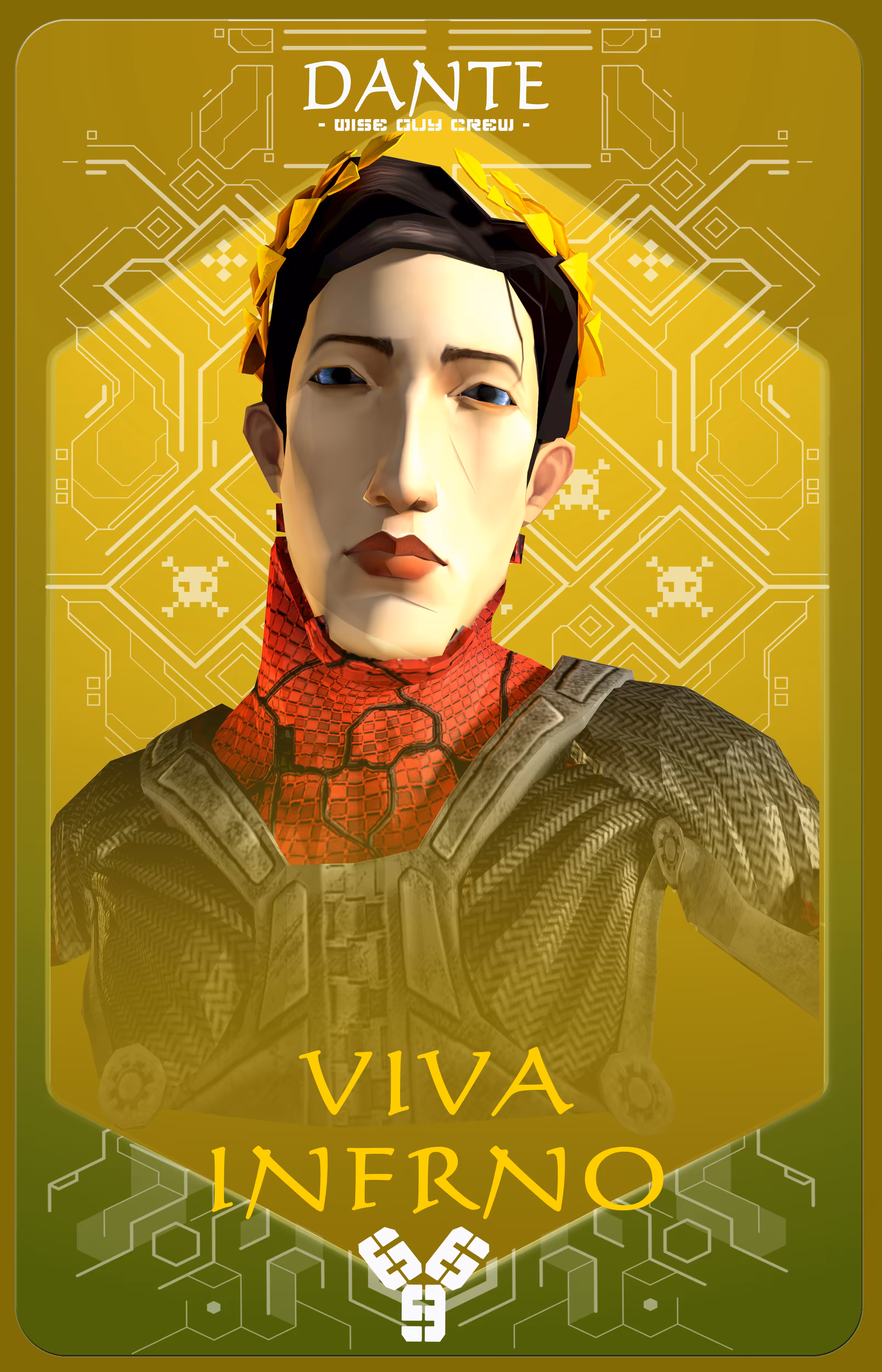 VIVA INFERNO - Character Setcard - "DANTE"