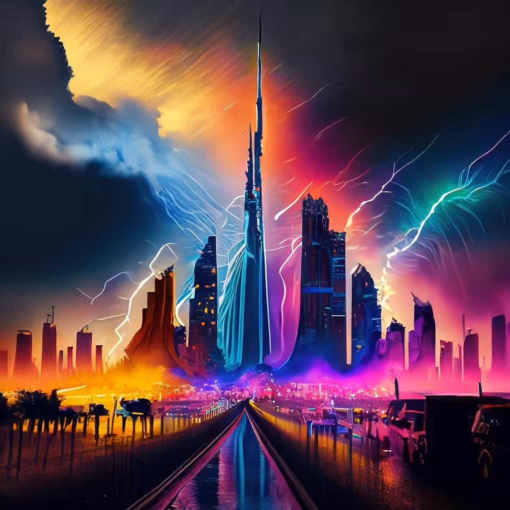 Dubai thunderstorms 
