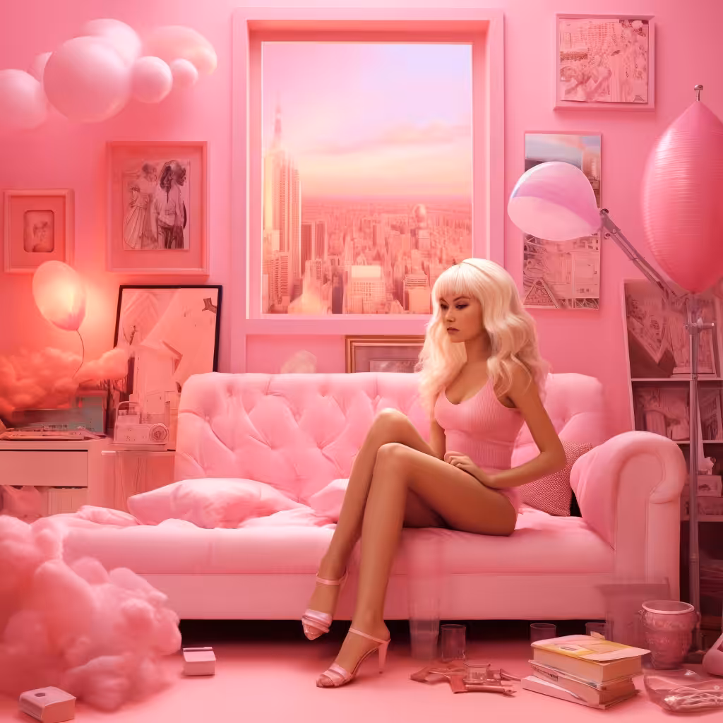 Barbie inspired room 2