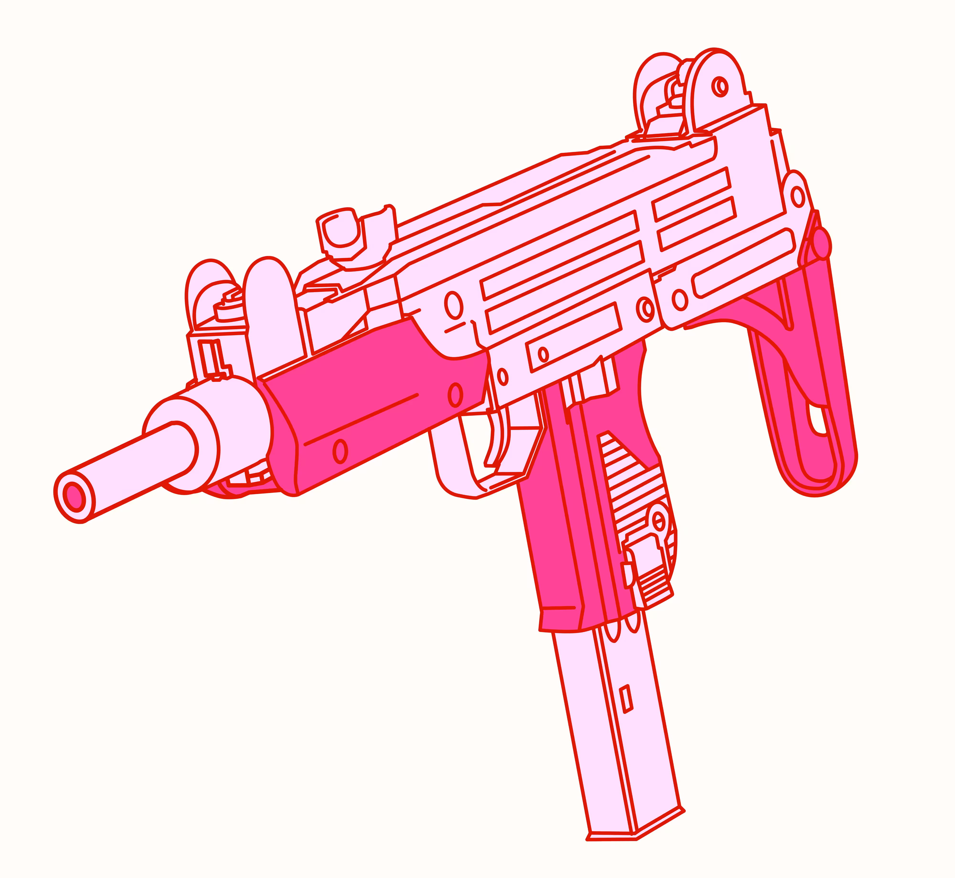 Krypto Gun - Uzi - Bubblegum 1/1