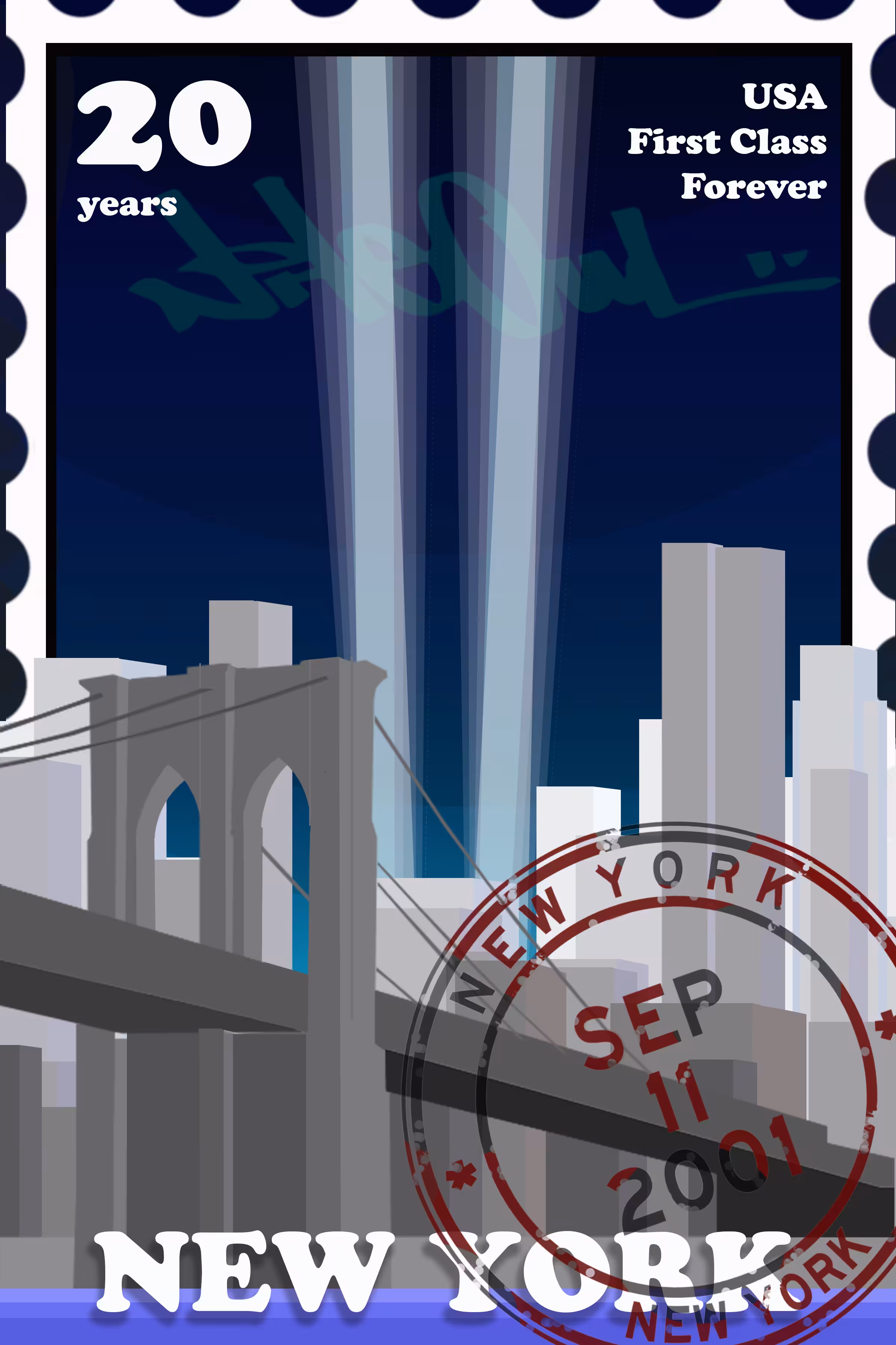 9-11 Postage Stamp