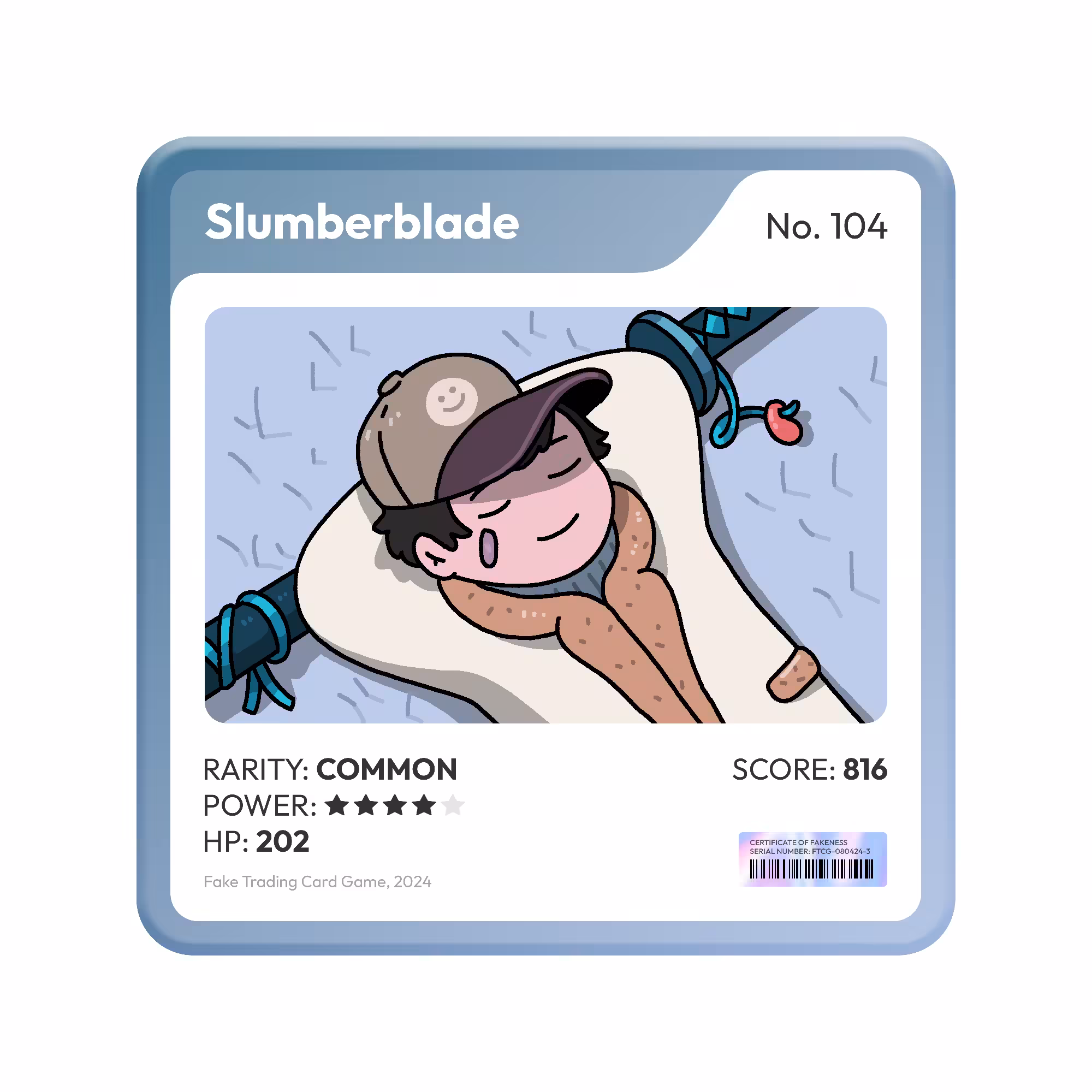 Fake Trading Card Game: Slumberblade