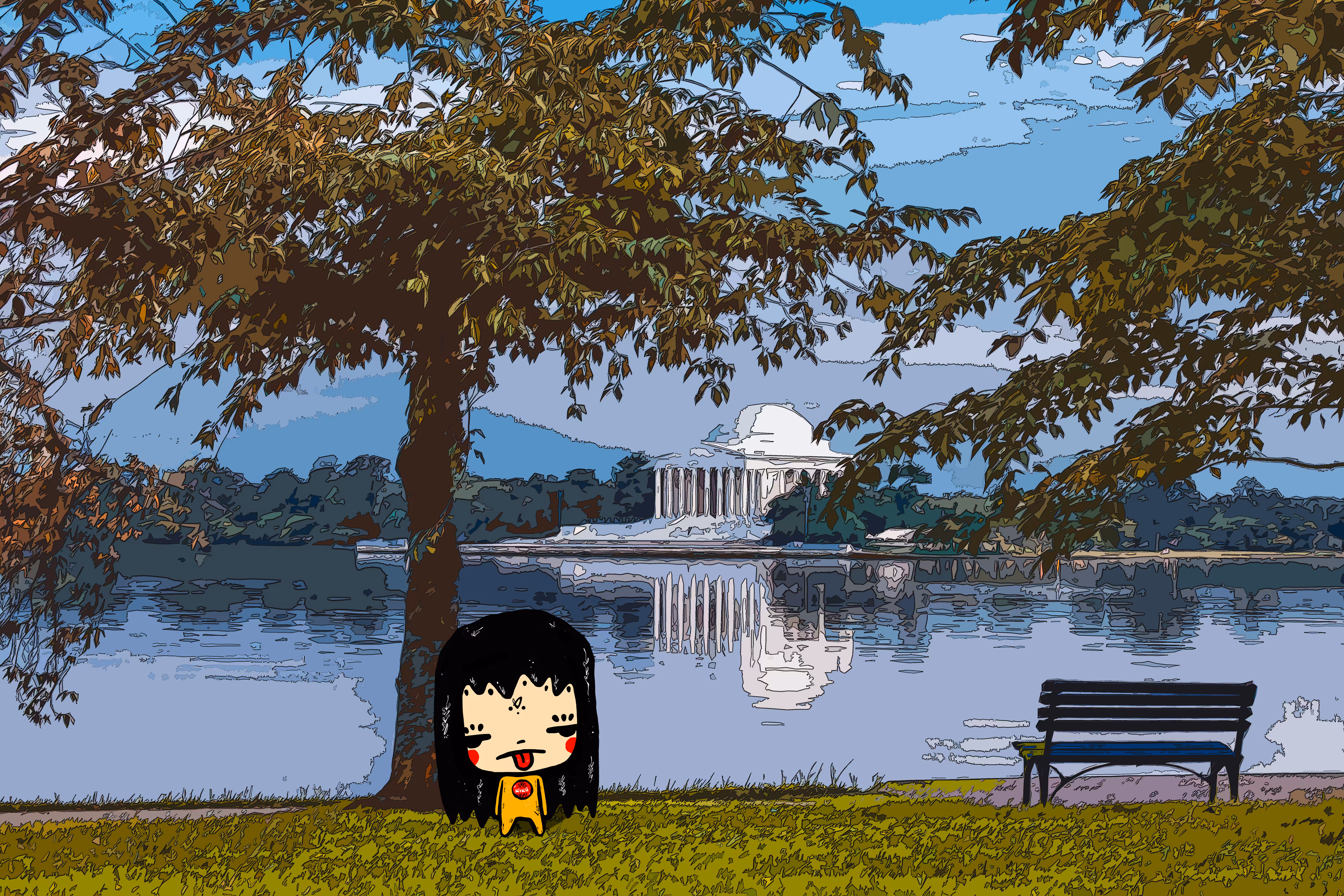 KIKU Visits DC III 2022 MARK MARROC X KIKU’S WORLD by SABET