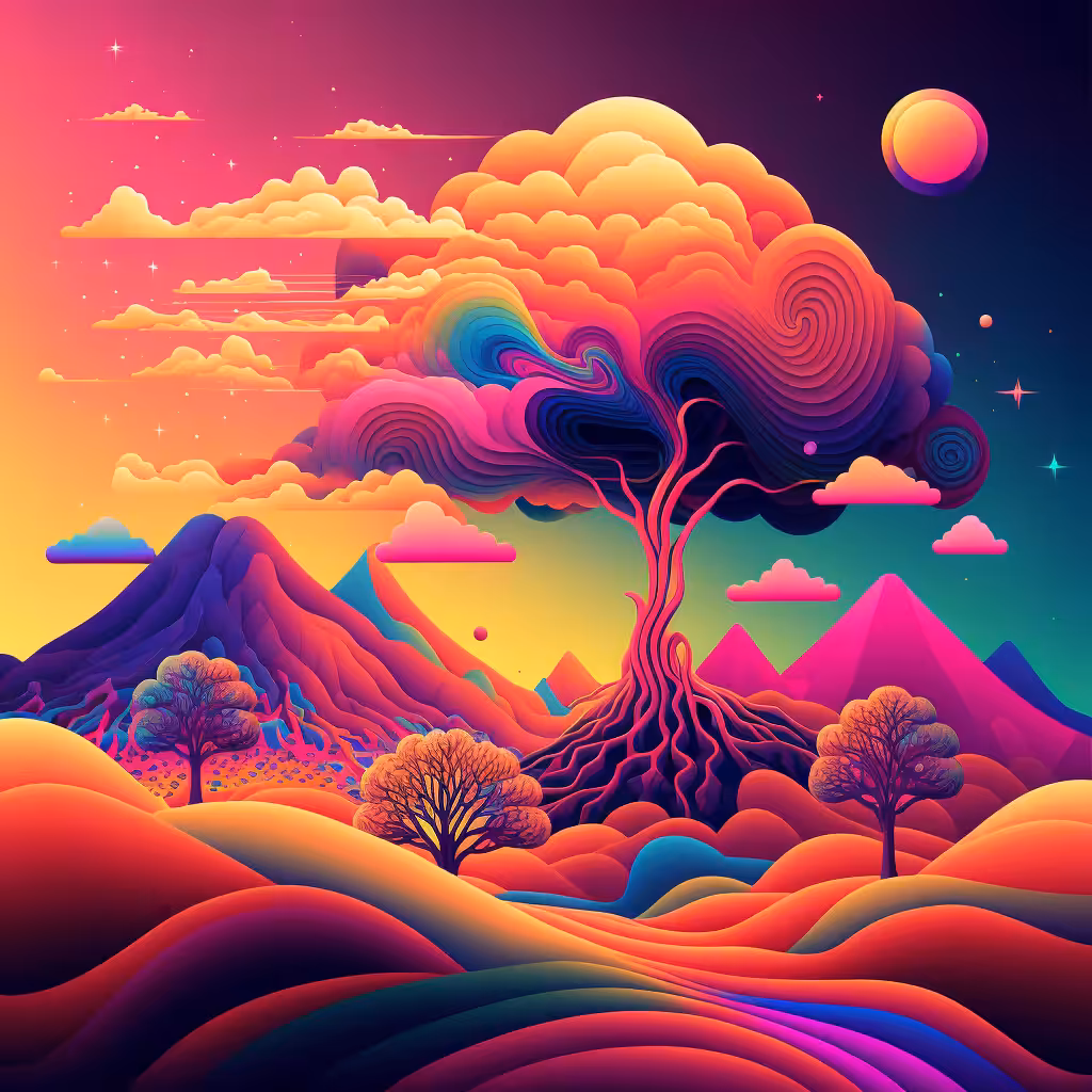 Psychedelic Landscape #63