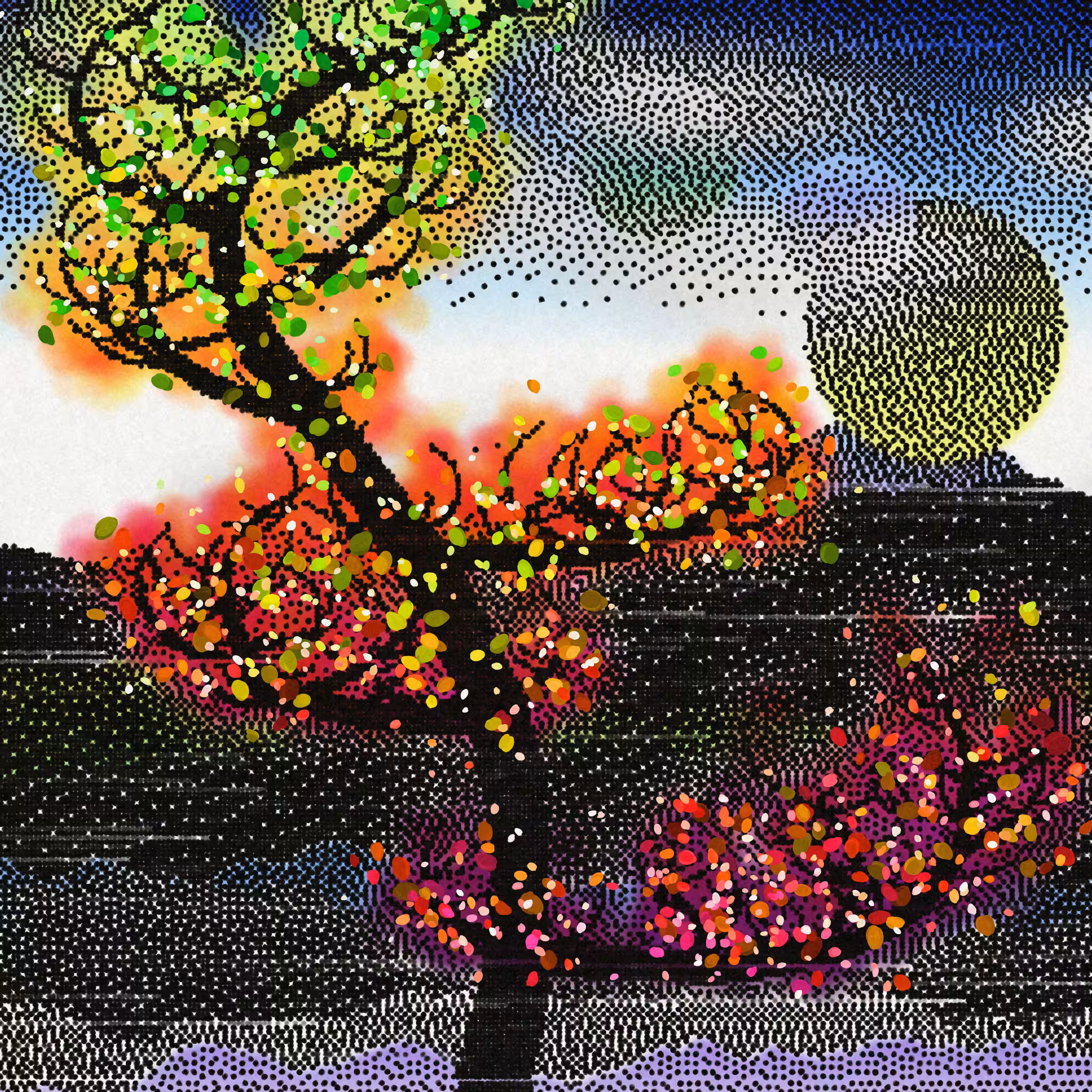 Dithered Branches #188
