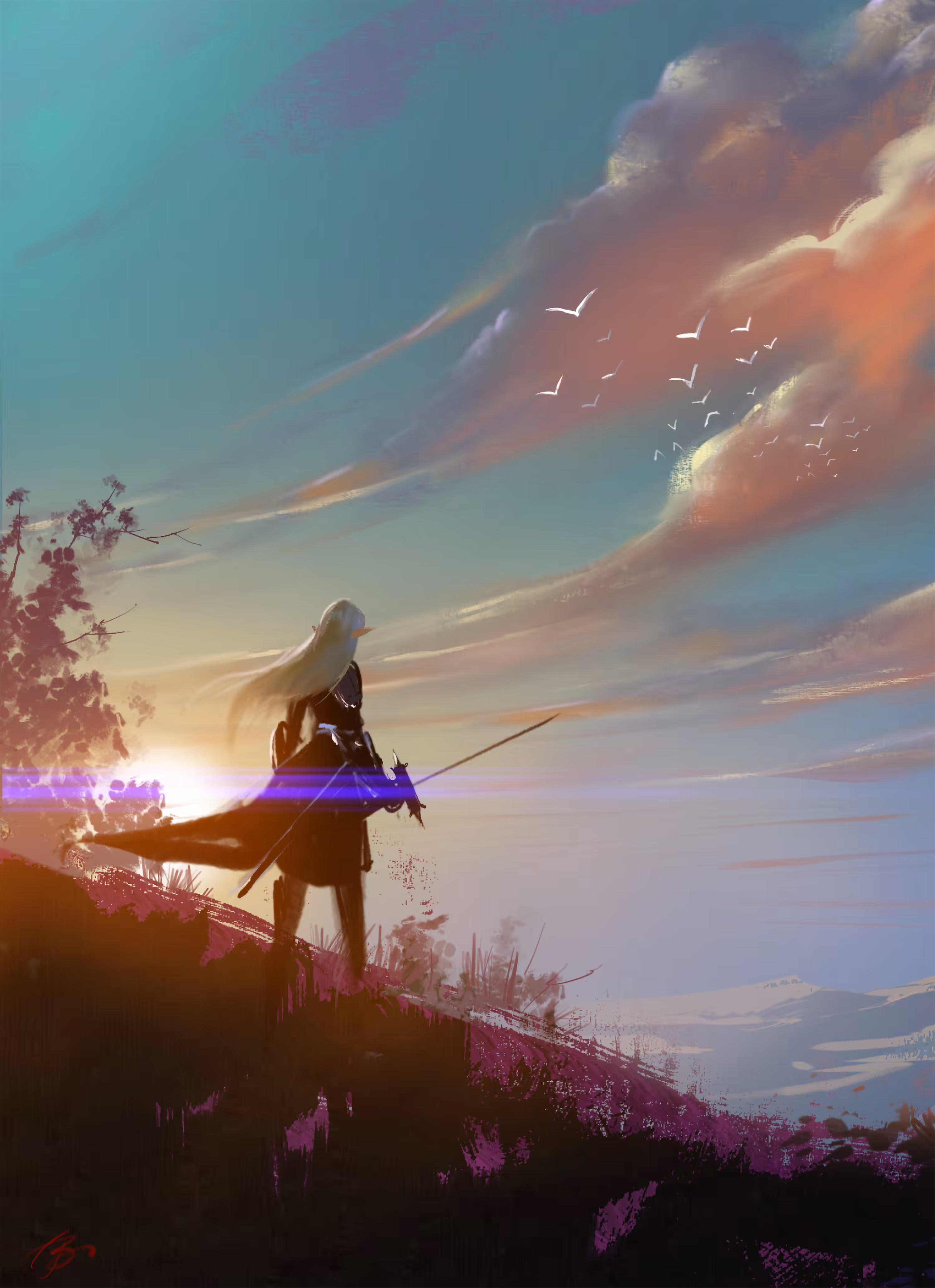 Journey at Sunrise