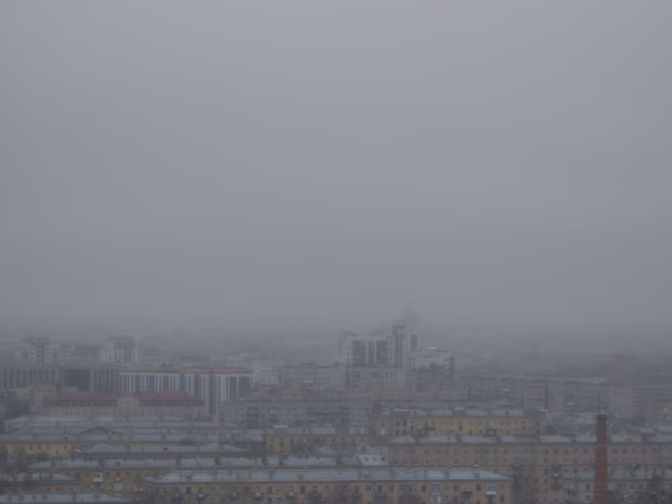 васильевский в тумане