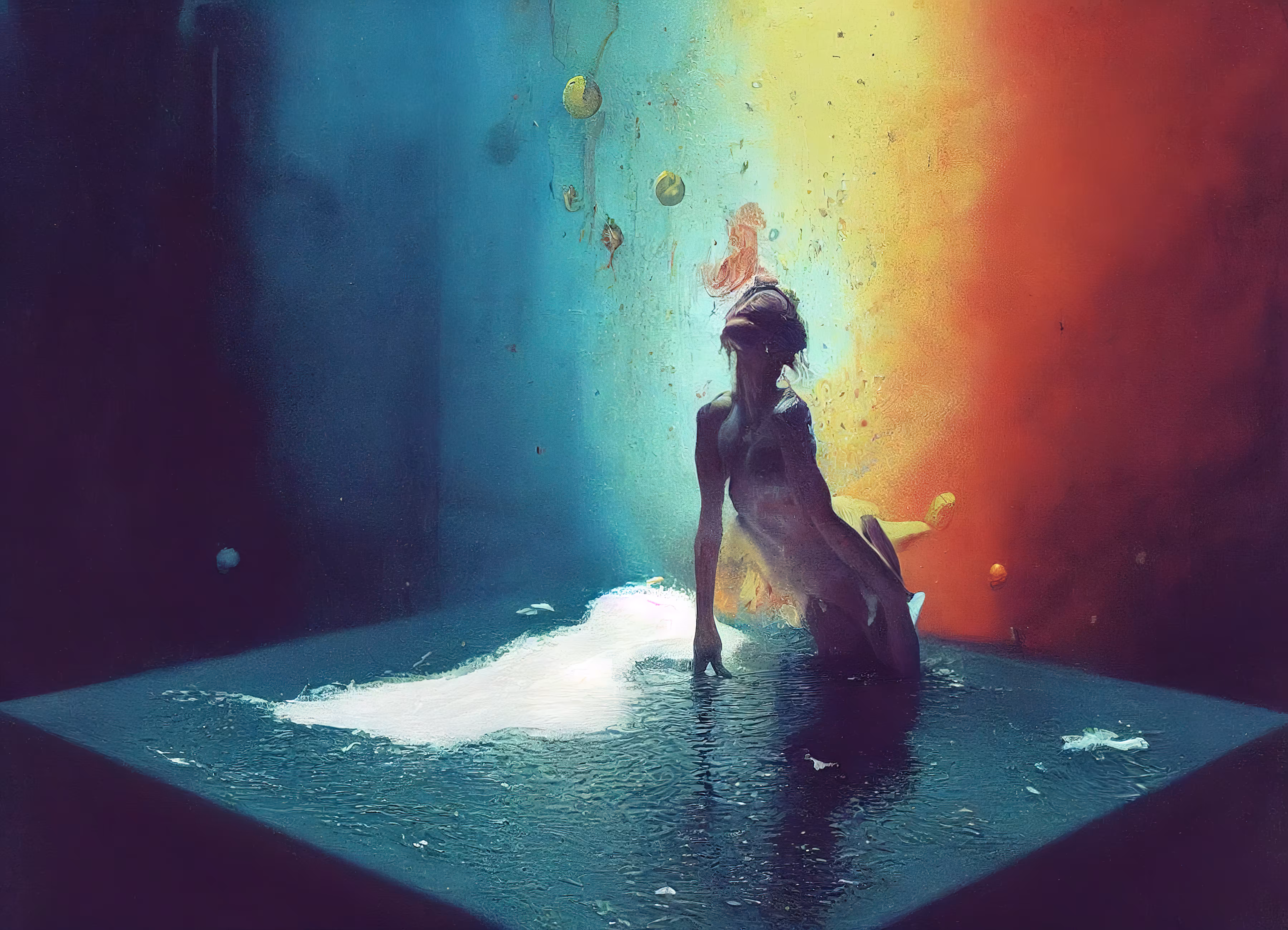 Rising from the depth