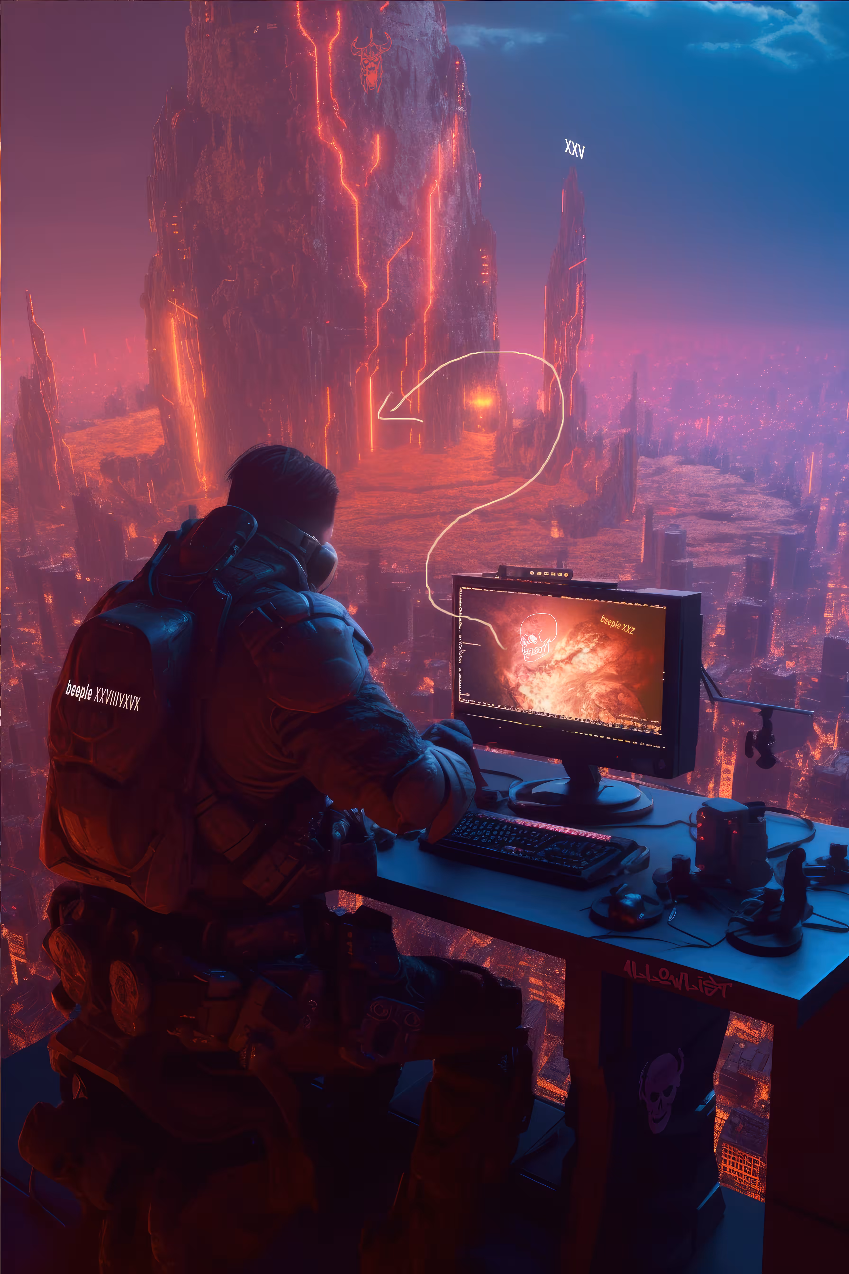Beeple XXV: The Millionth Day: Beeple // Everydays: DOOM E.T.E.R.N.A.L.