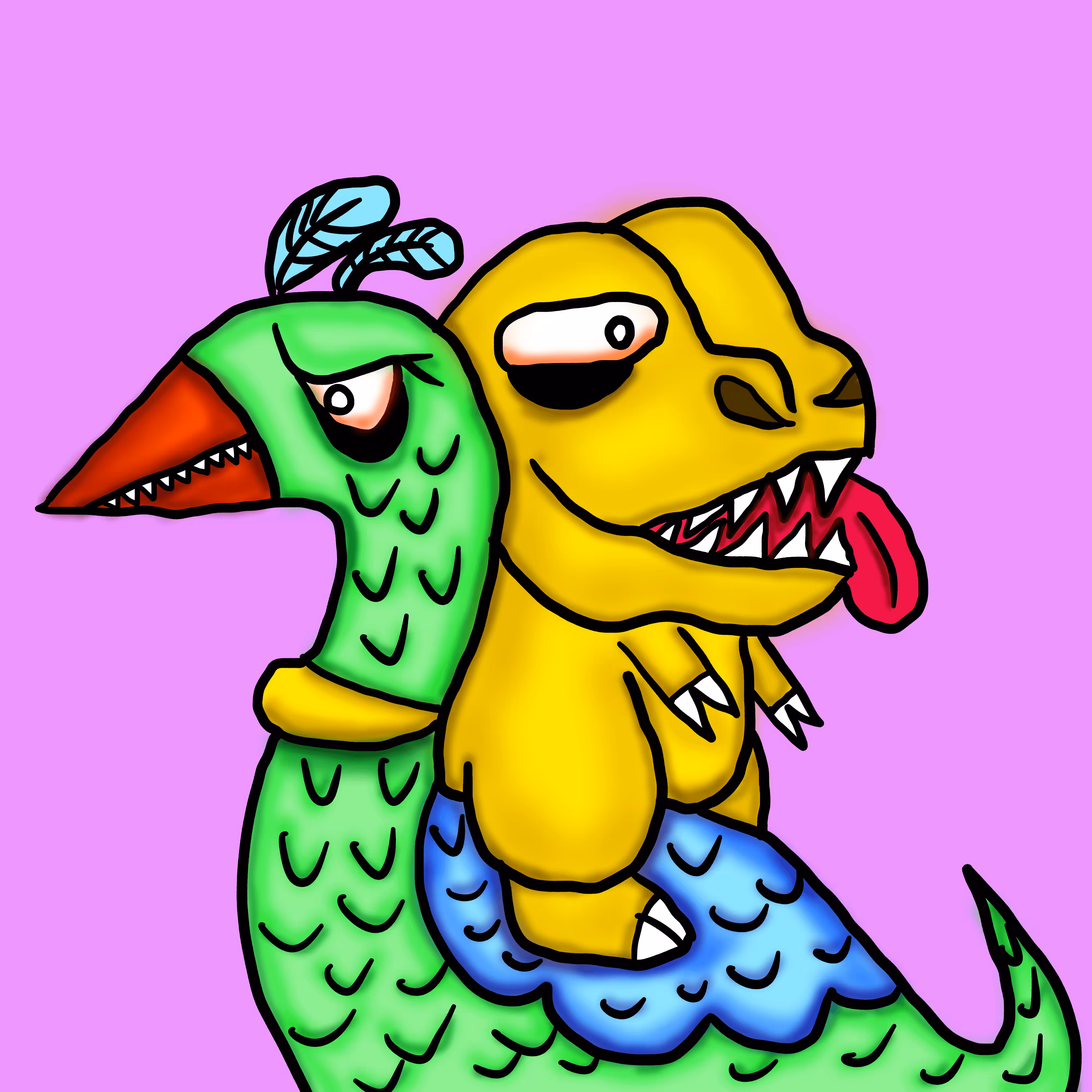 Silly Trex & friends25