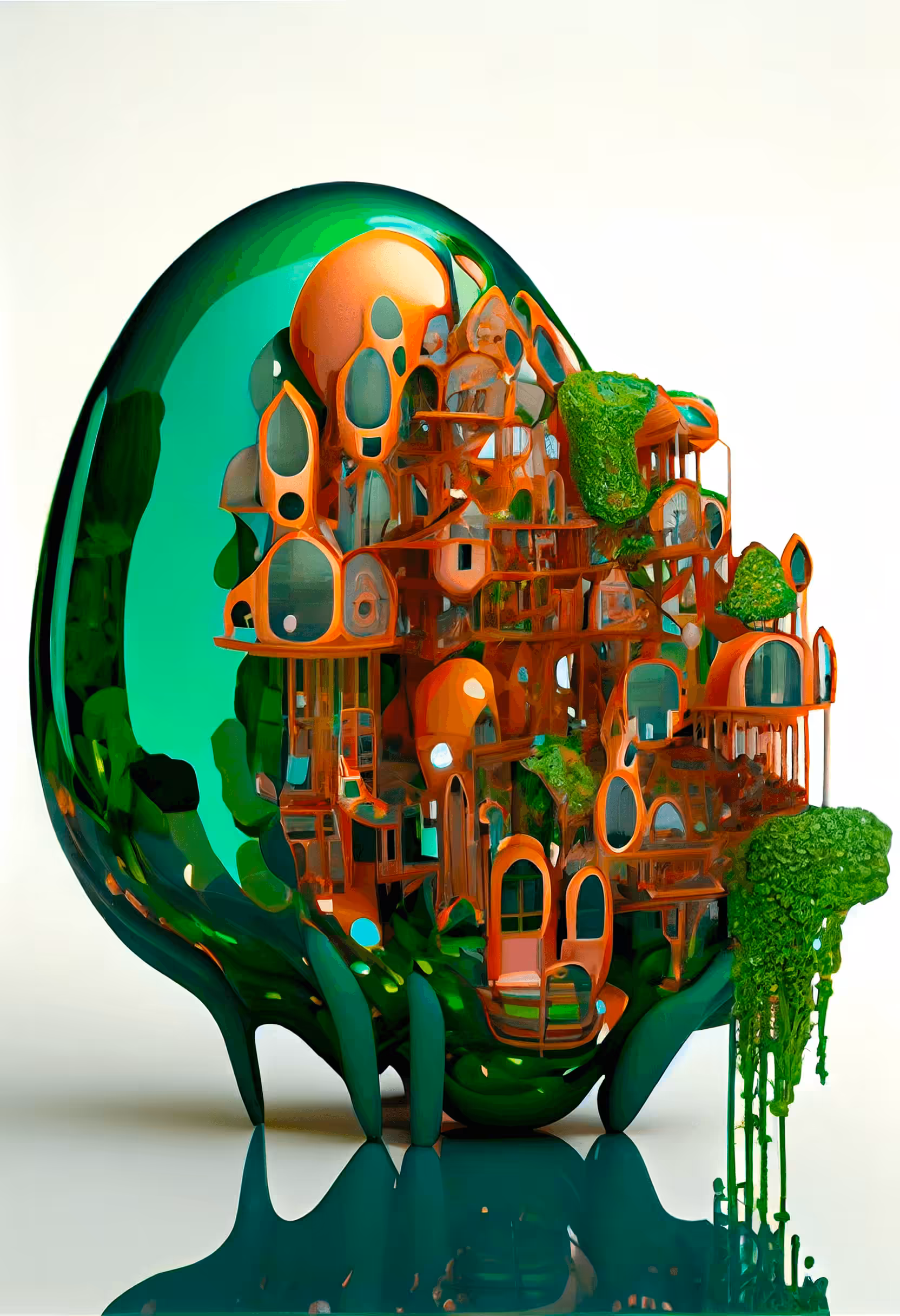 Fantasy Architecture Egg 8