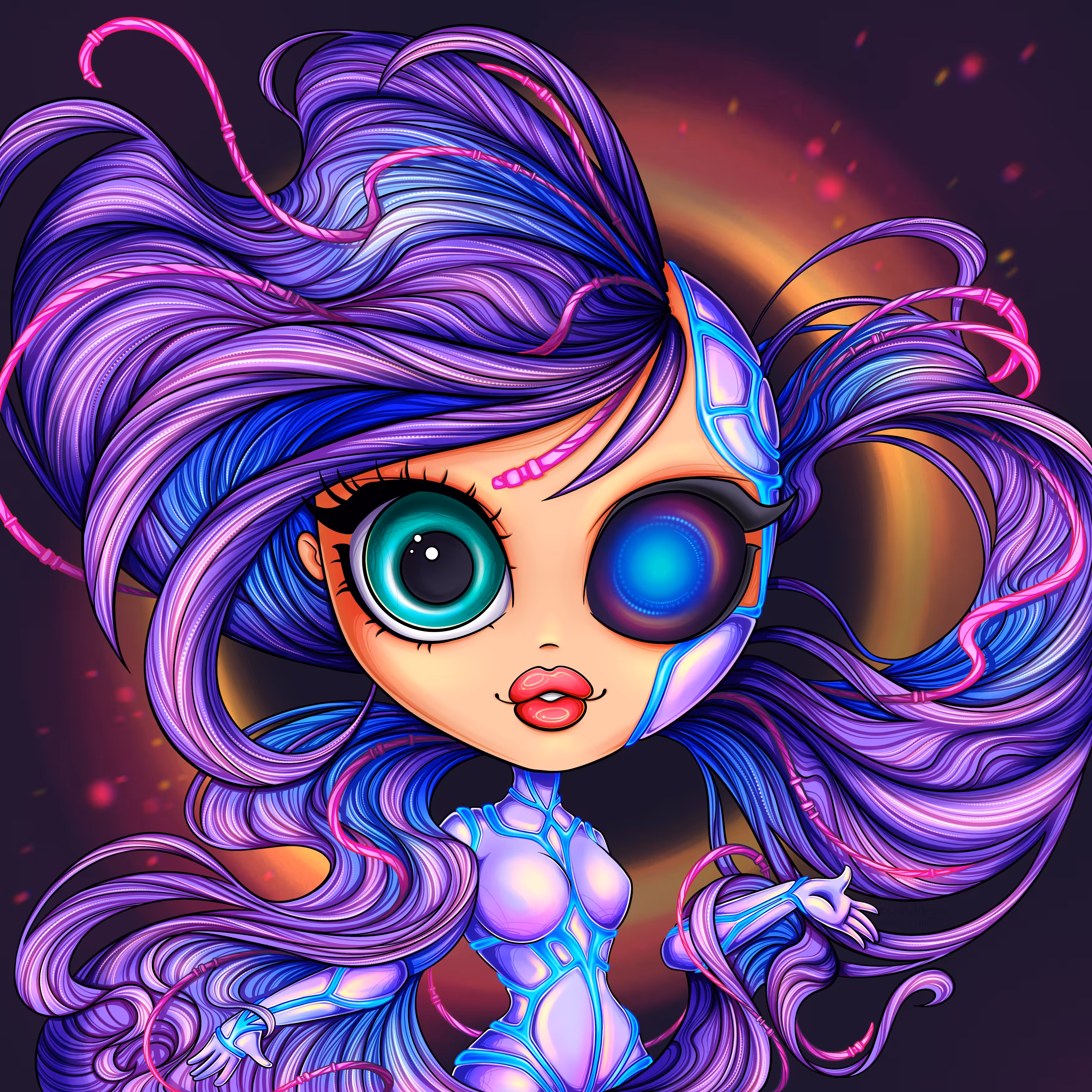 Neon Meta Girl
