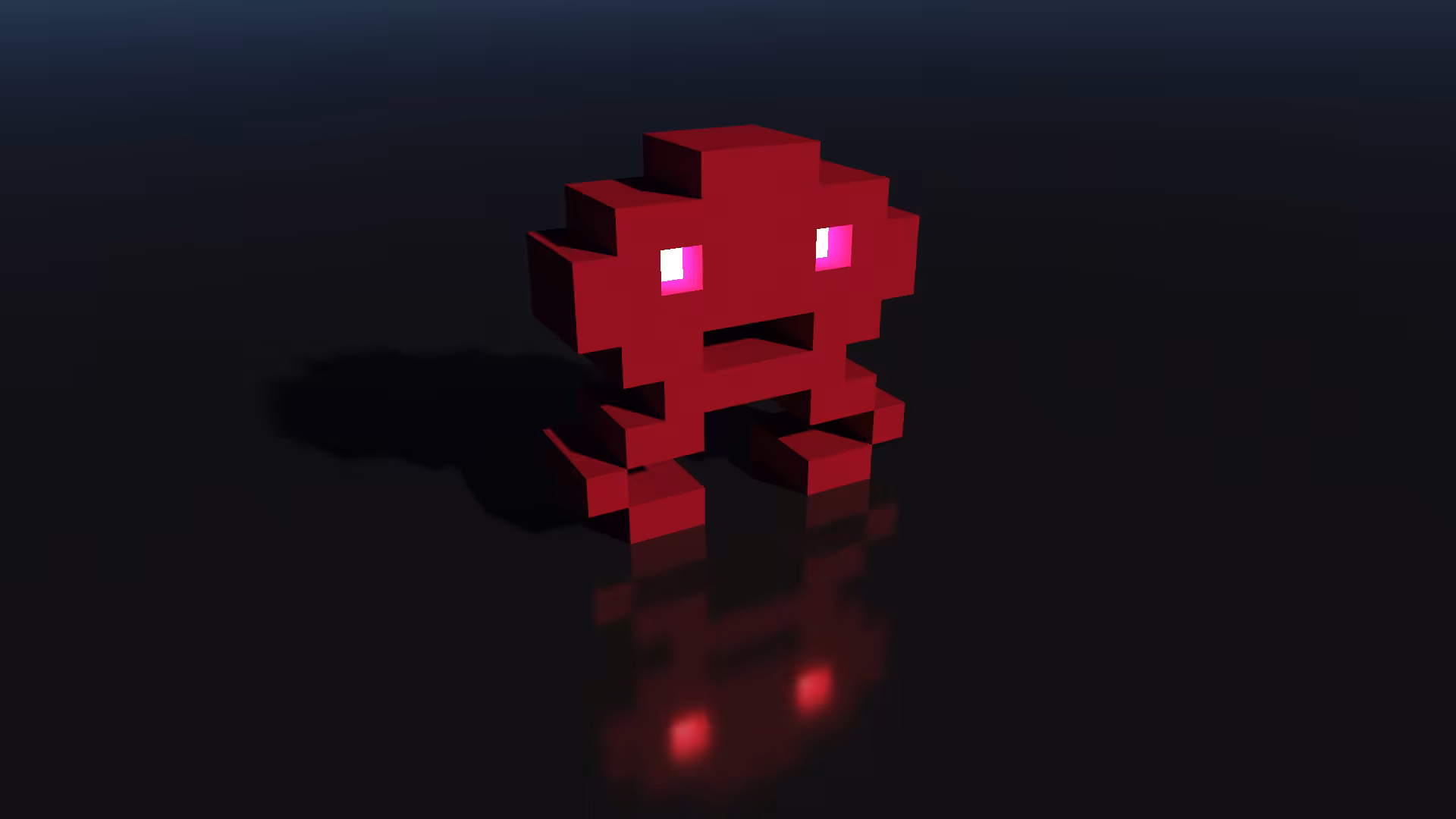 3D retro: Space Invader 13
