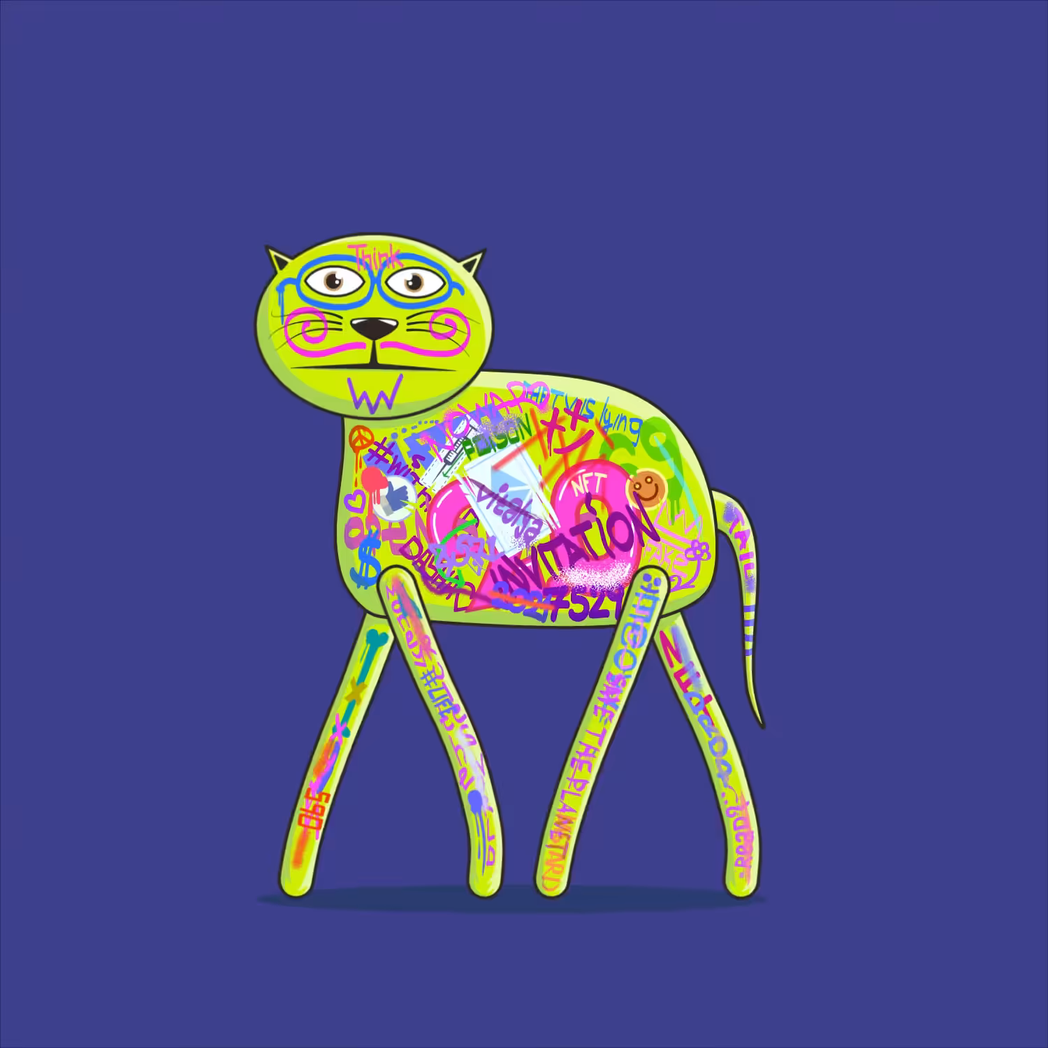 La La Cat_Vandal Cat_#6
