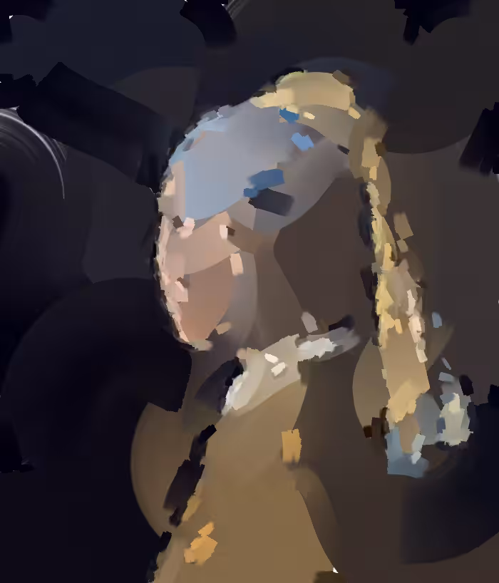 Girl with a Pearl Earring (sometimes)