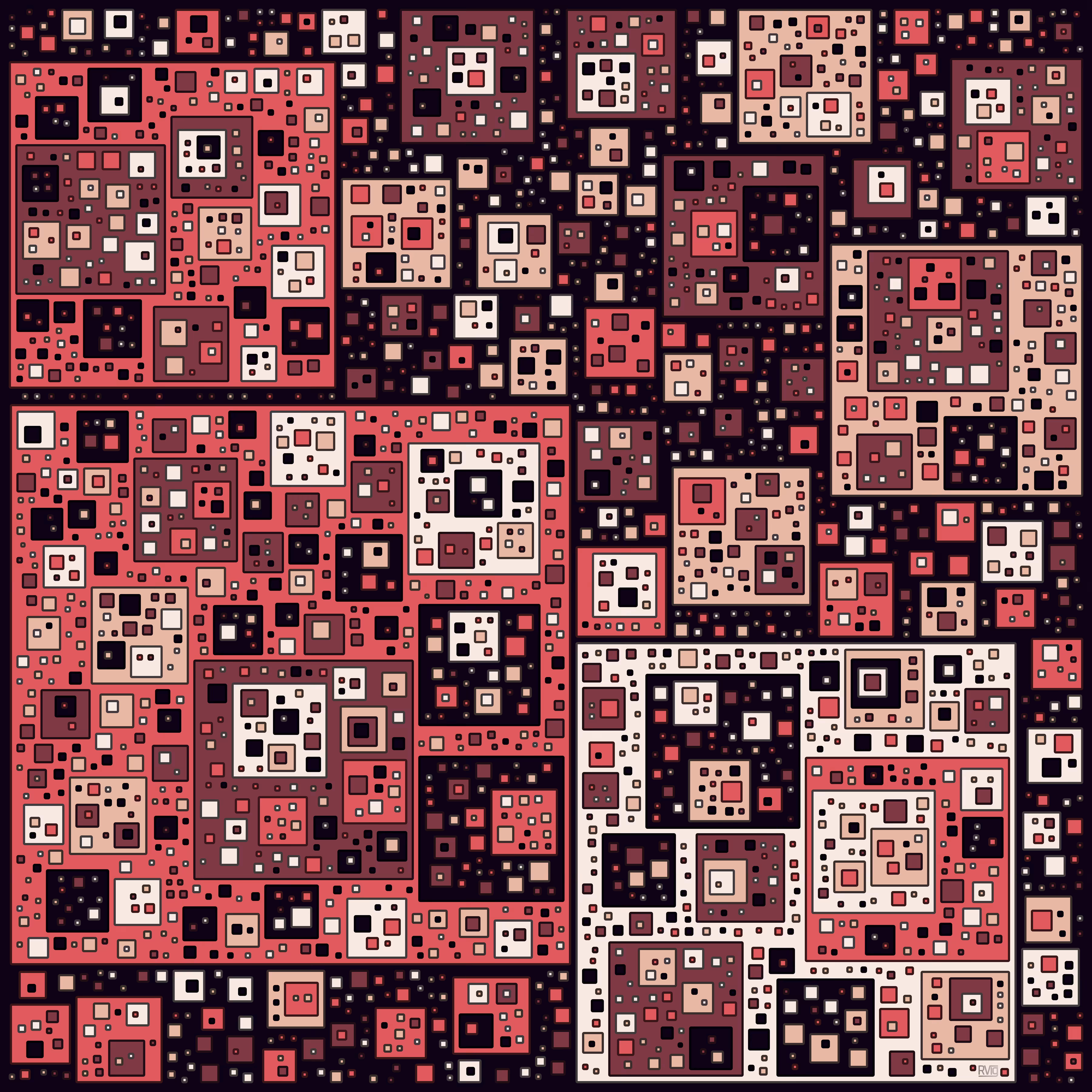 2600 Packed Squares