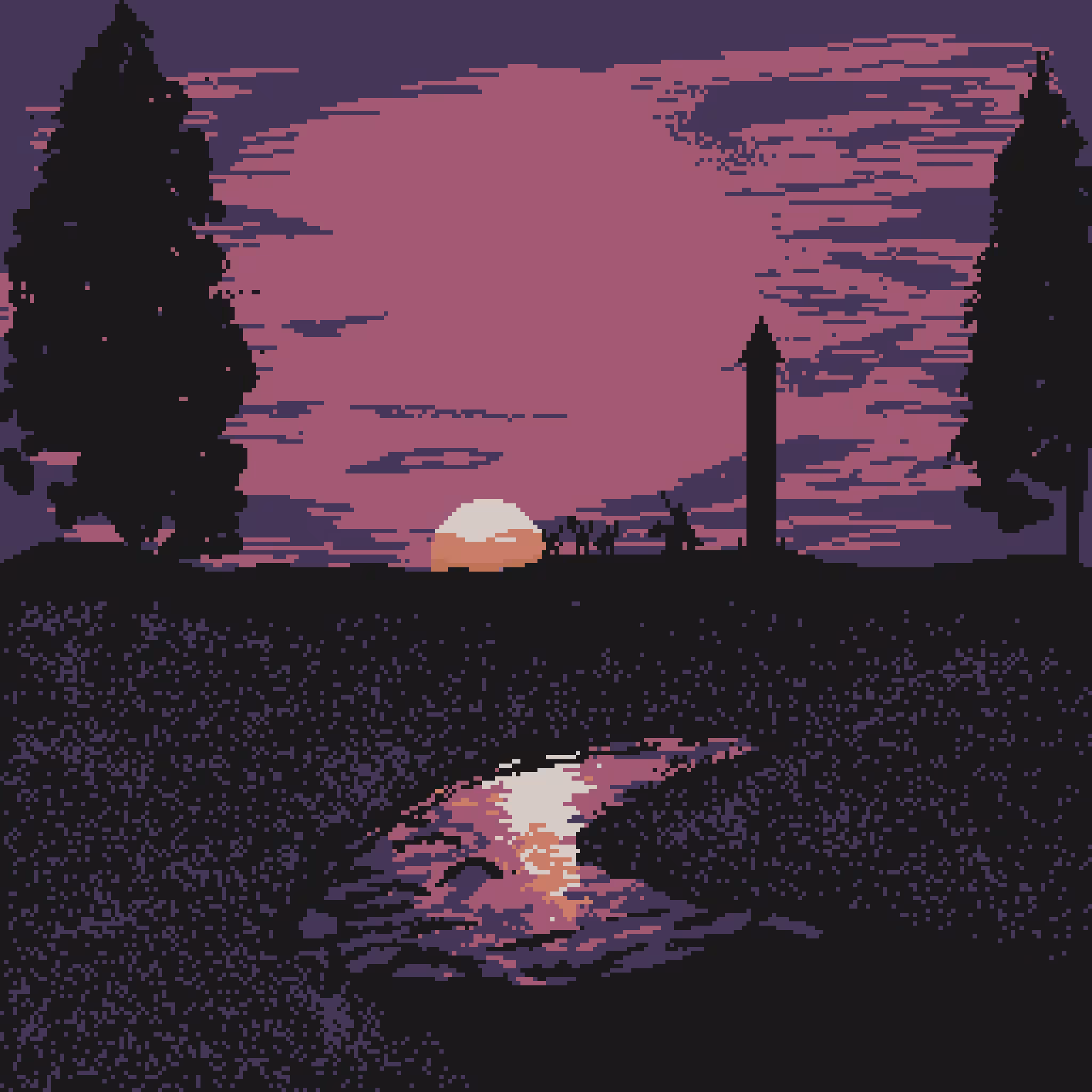 Pixel Sunset #74