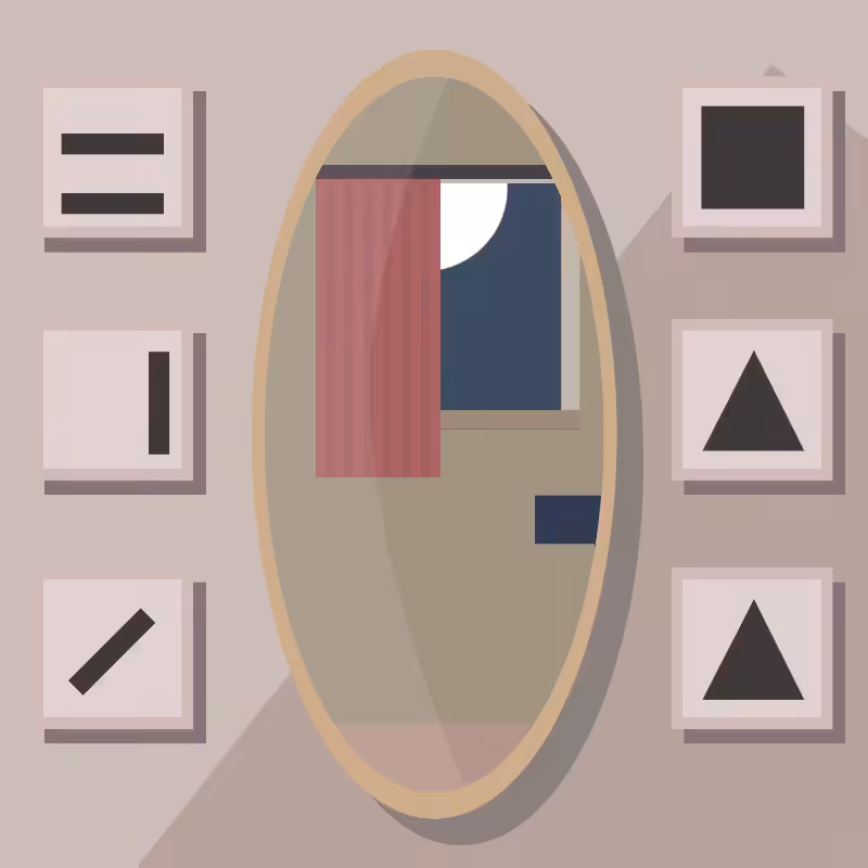 A moon in\and the mirror. #53