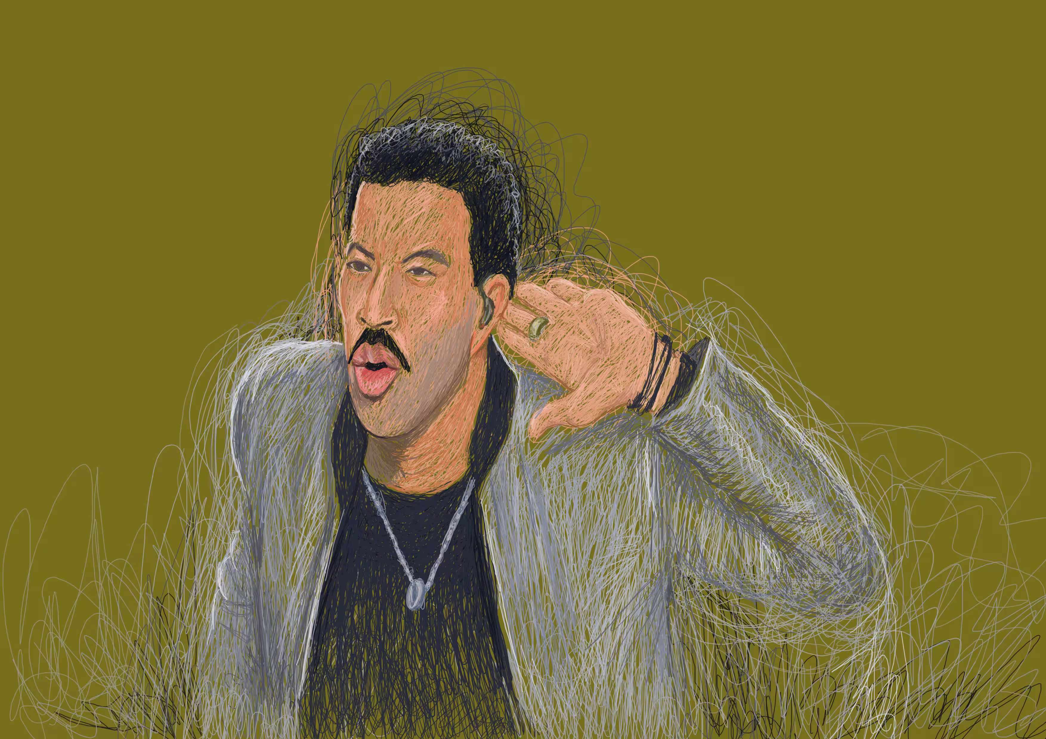 The magic of lines: Lionel Richie