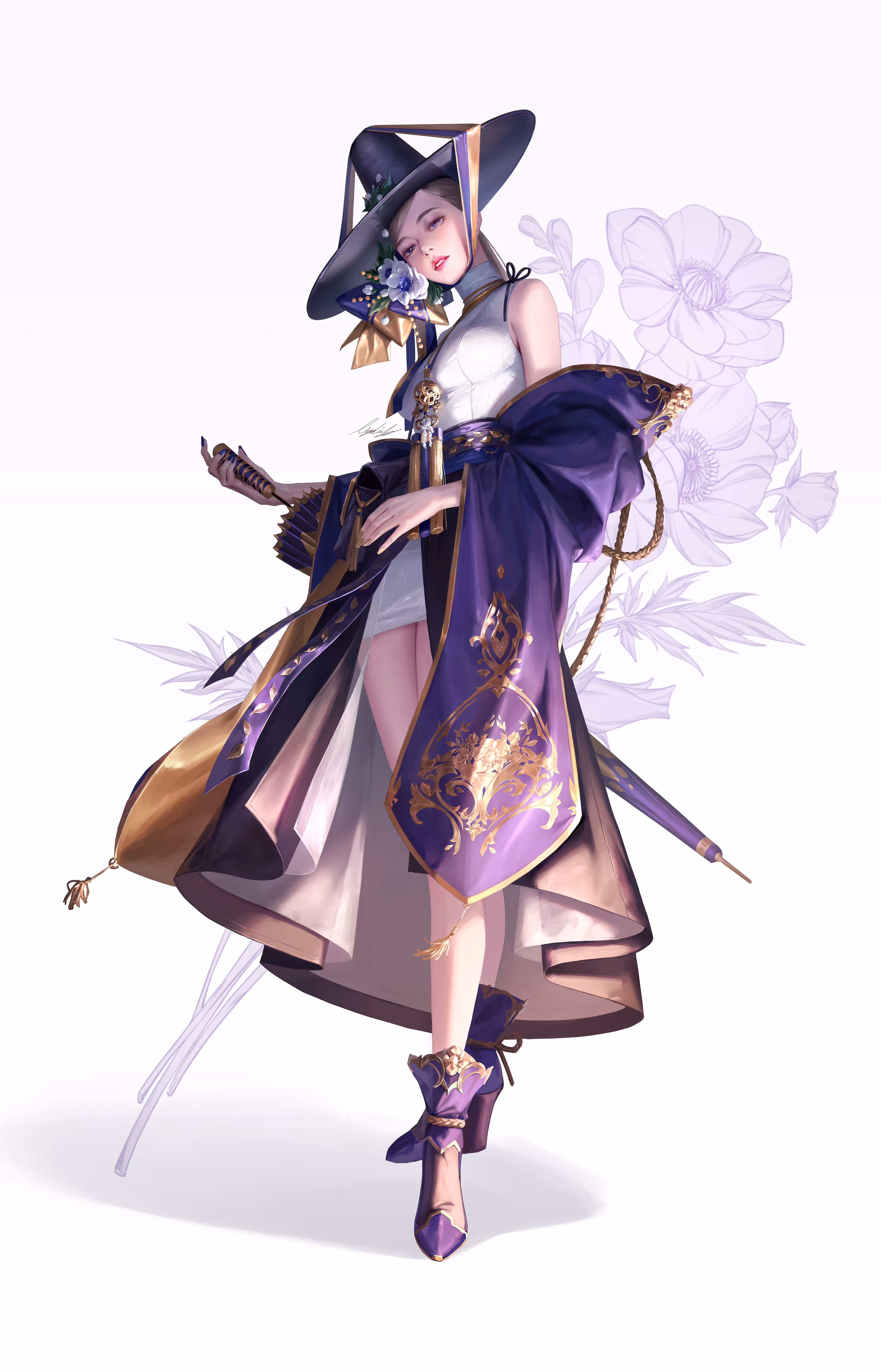 The Purple Anemone
